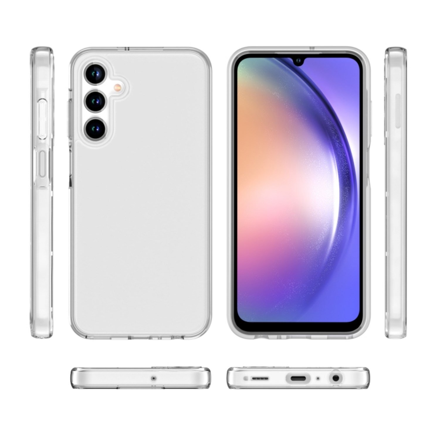 Nettech Samsung Galaxy S24 Uyumlu Lüx Seri Arka Koruma Kılıf NT-105999