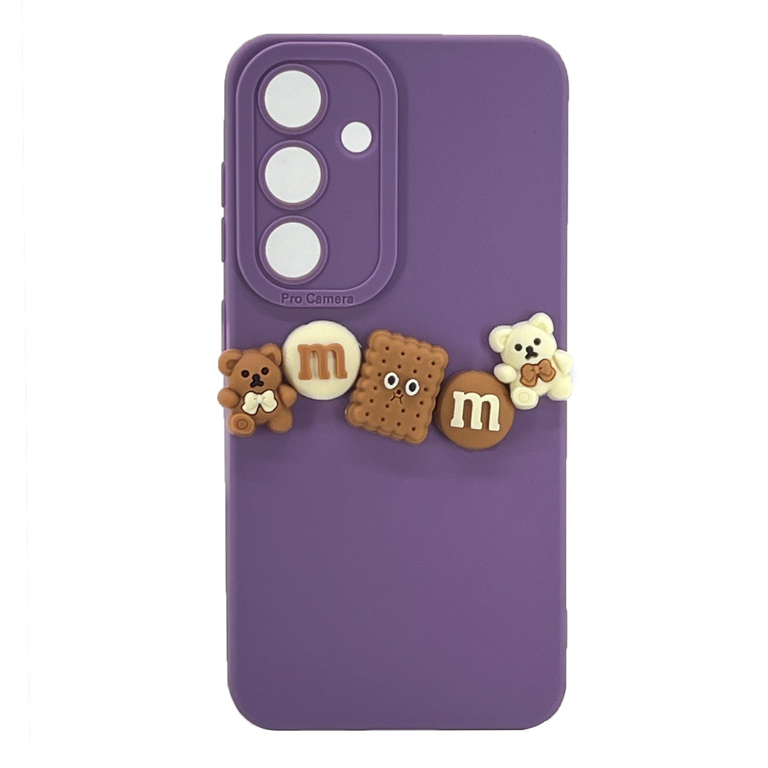 Nettech Samsung Galaxy S24 Uyumlu Lüx Bear Arka Koruma Kılıf NT-105143