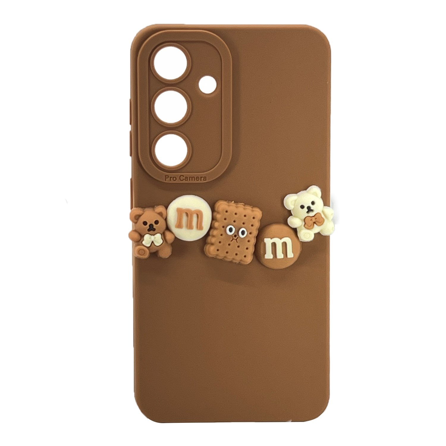 Nettech Samsung Galaxy S24 Uyumlu Lüx Bear Arka Koruma Kılıf NT-105143