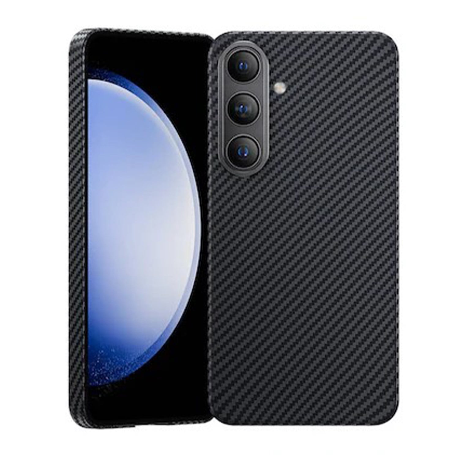 Nettech Samsung Galaxy S24 Uyumlu NT-N018 Kevlar Carbon Arka Koruma Kılıf NT-106454