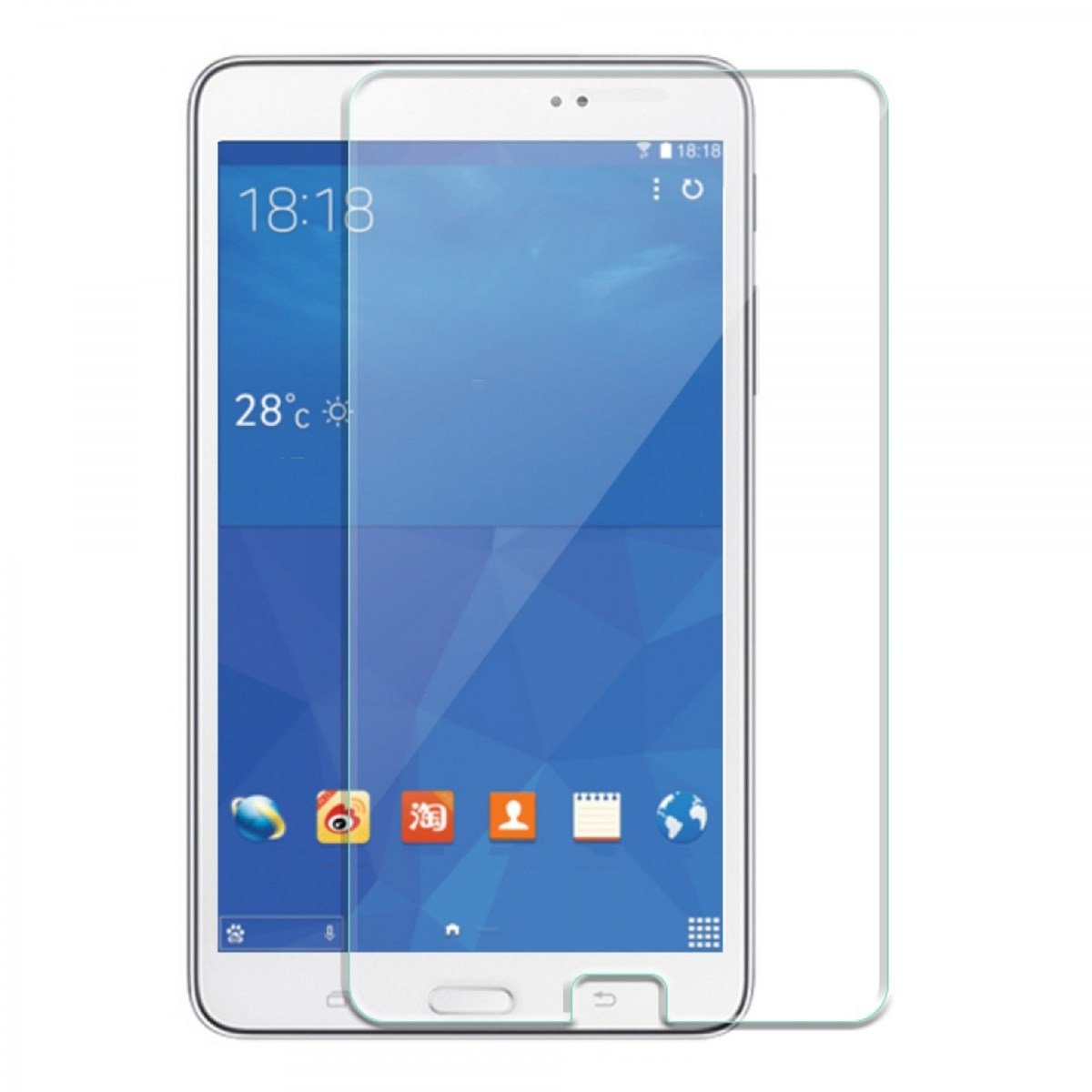 Nettech Samsung Galaxy T560 Tab E 9.6 Uyumlu Ön Koruma Cam Ekran Koruyucu NT-6343
