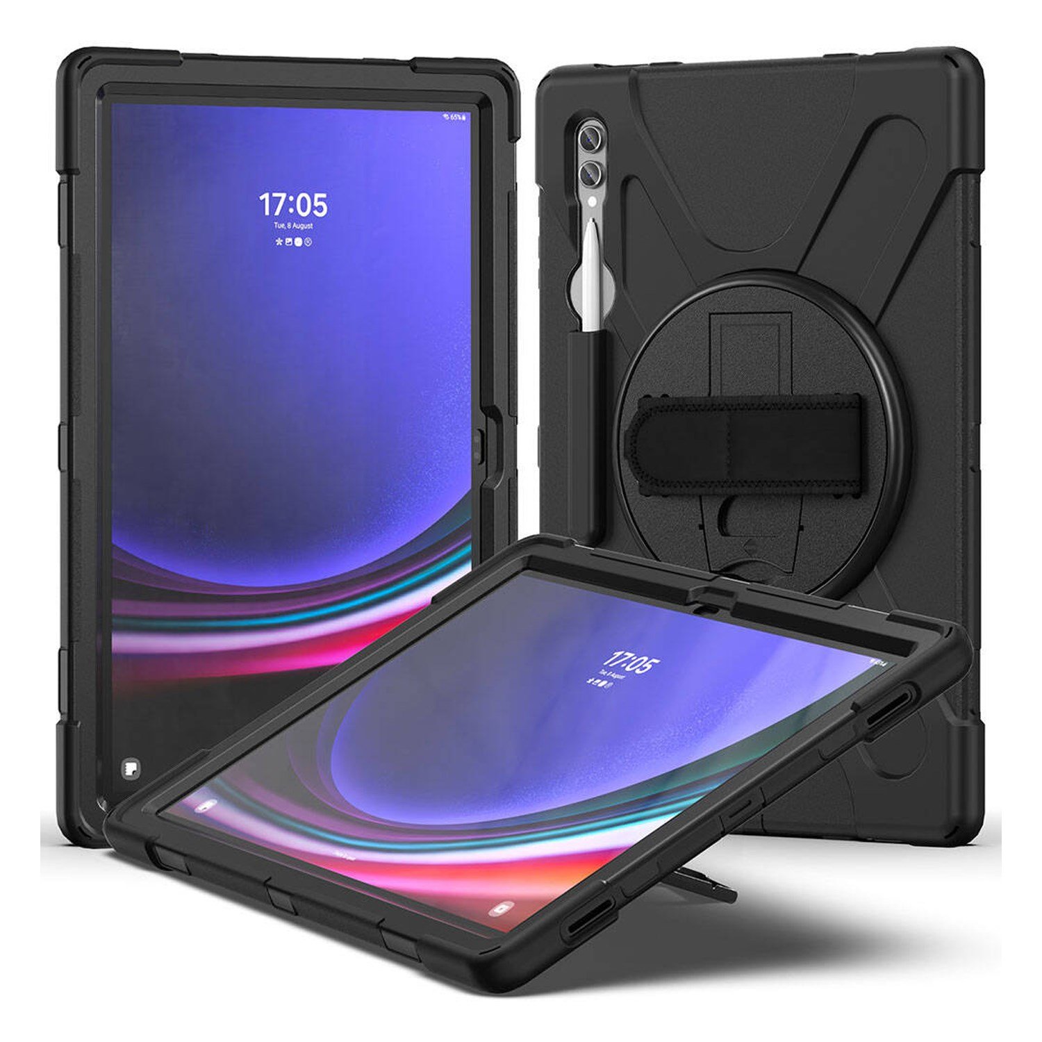 Nettech Samsung Galaxy T970 Tab S7 Plus 12.4 İnc Uyumlu Sport Seri Arka Koruma NT-105967
