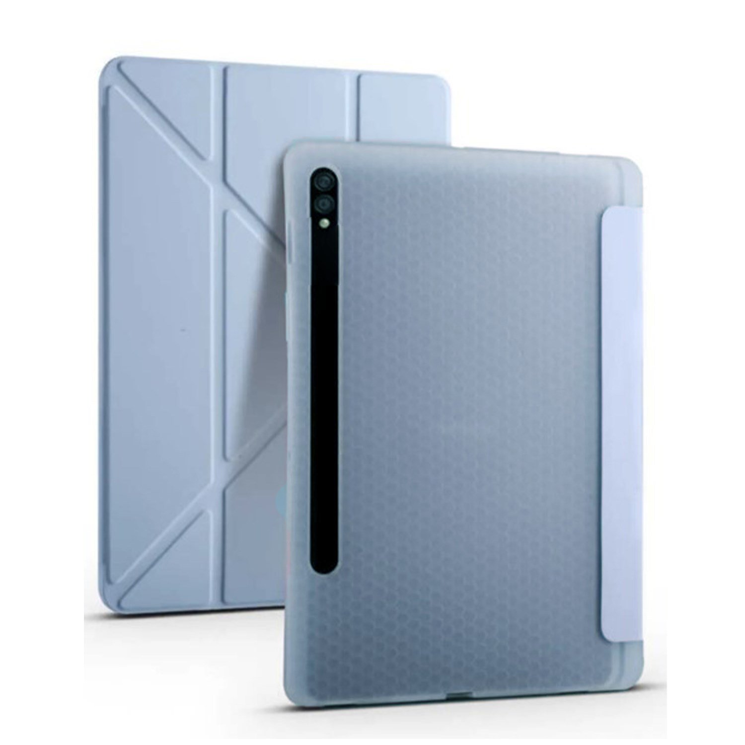 Nettech Samsung Galaxy Tab S7 FE LTE SM-T733 64 GB 12.4 Uyumlu Flip Prizma Seri Kapaklı Kılıf NT-105327