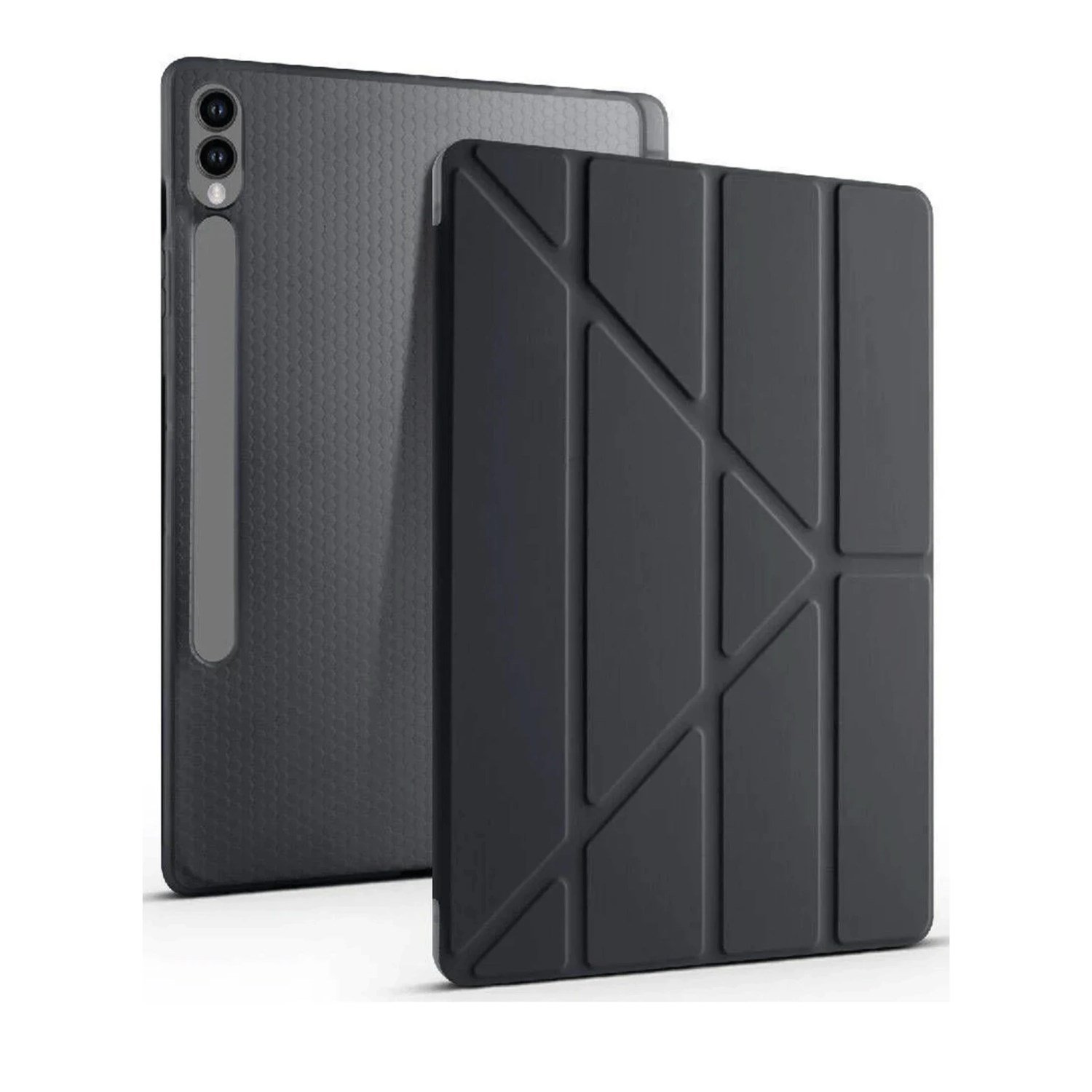 Nettech Samsung Galaxy Tab S9 FE Plus Uyumlu Premium Smart 360 Kalem Yuvalı Kapaklı Kılıf NT-115873