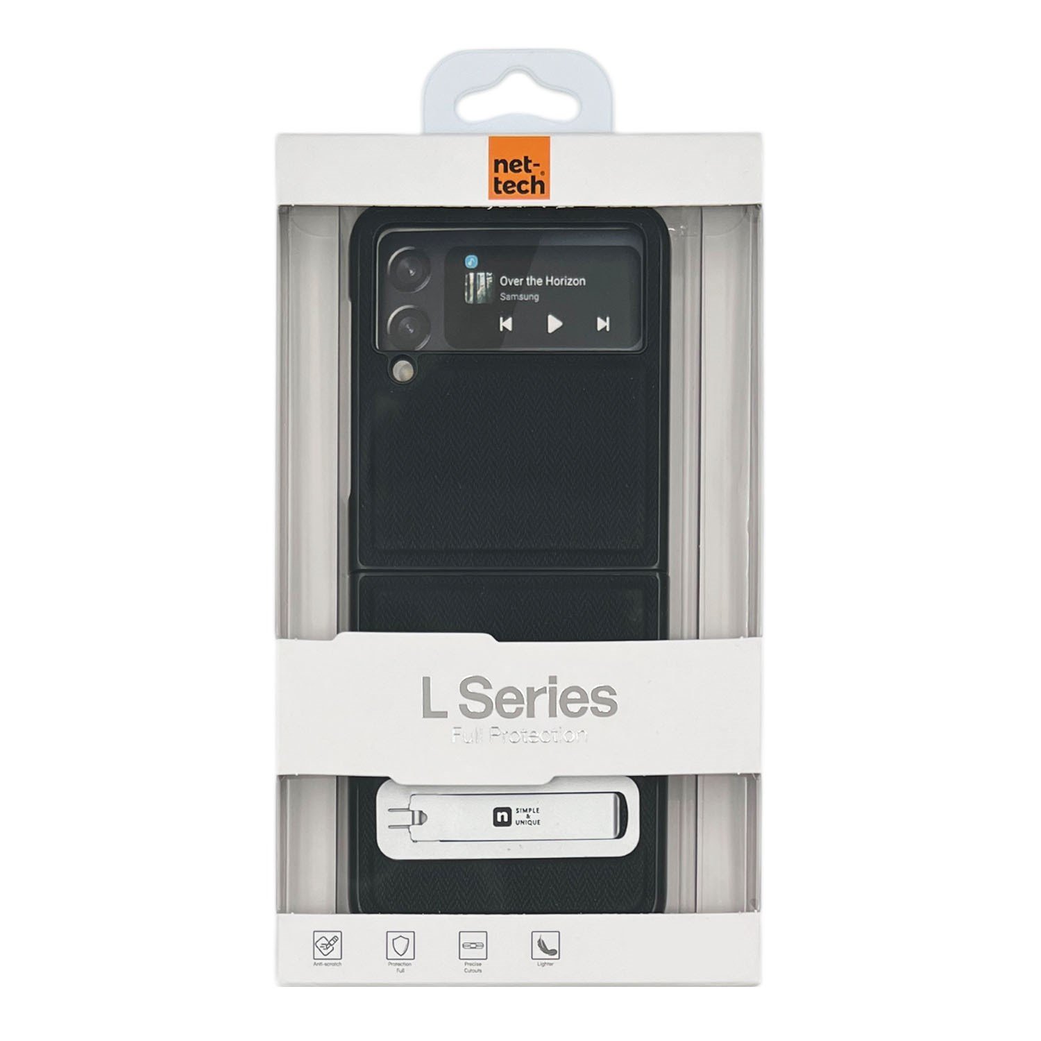 Nettech Samsung Galaxy Z Flip 3 Uyumlu NT-N035 Arka Koruma Kılıf NT-107791