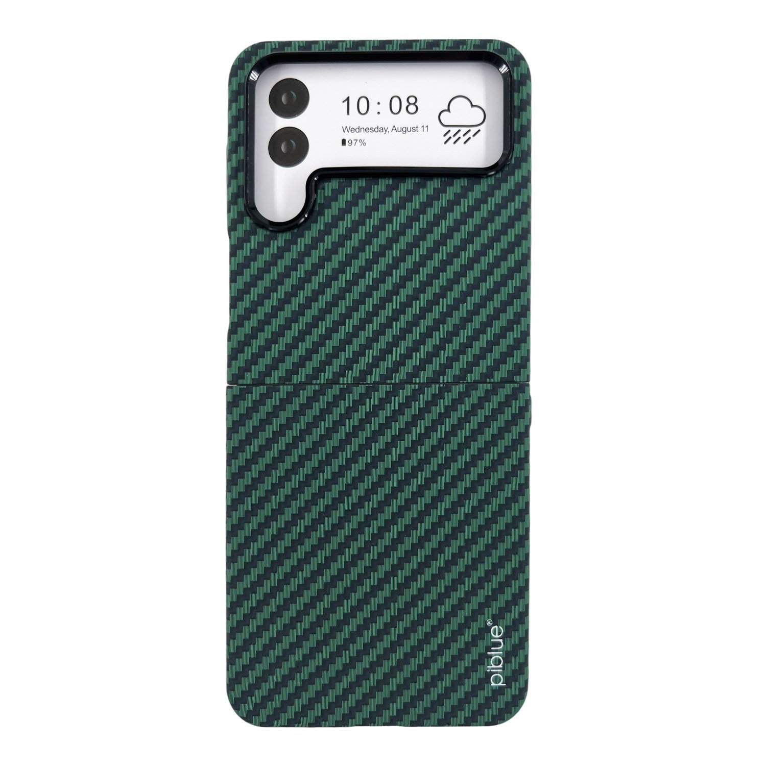Nettech Samsung Galaxy Z Flip 4 Uyumlu Karbon Seri Arka Koruma Kılıf NT-111525