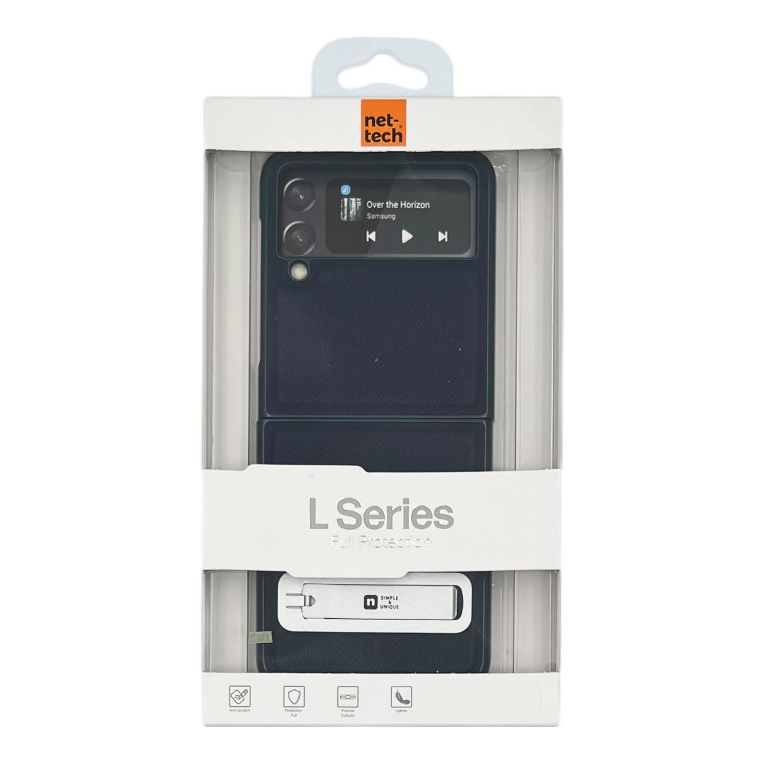 Nettech Samsung Galaxy Z Flip 4 Uyumlu NT-N035 Arka Koruma Kılıf NT-107796