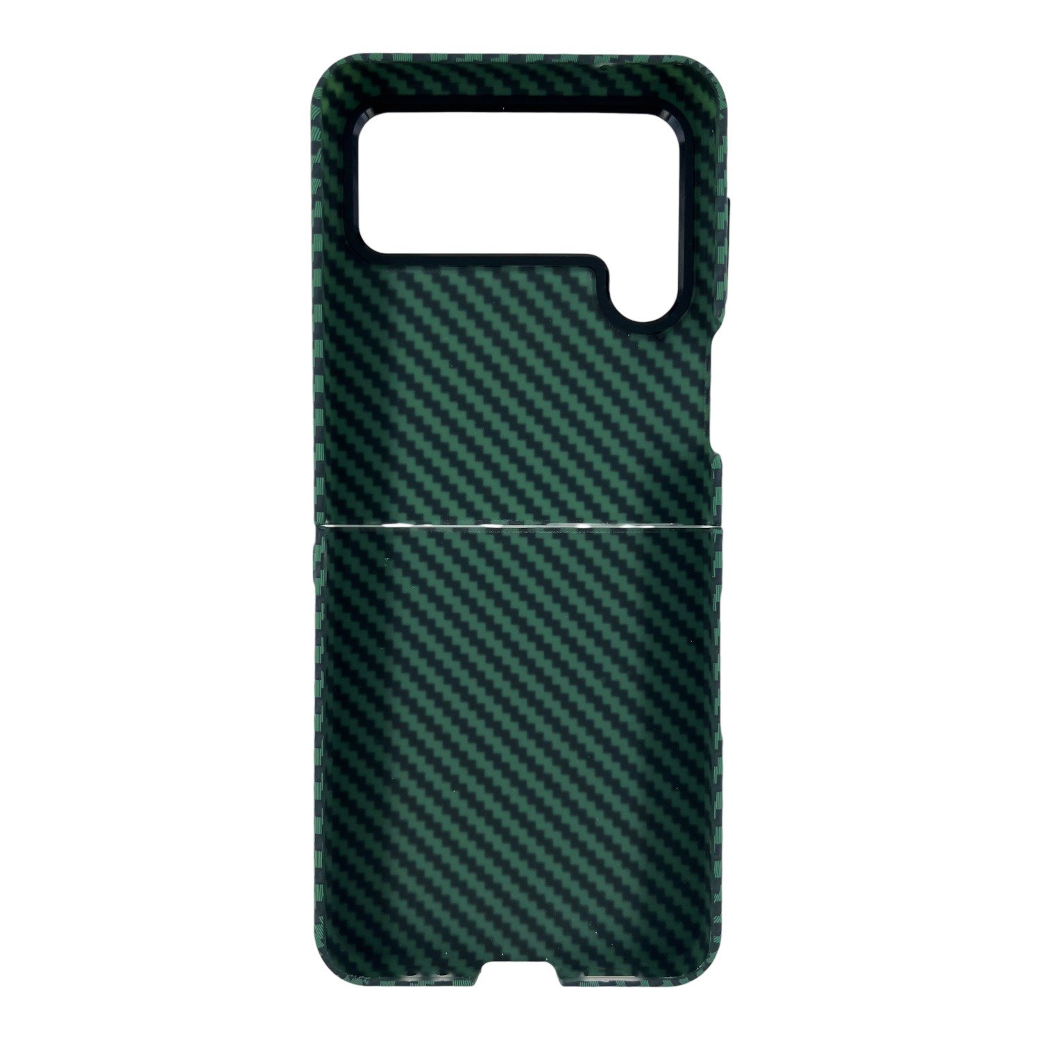 Nettech Samsung Galaxy Z Flip 4 Uyumlu Karbon Seri Arka Koruma Kılıf NT-111525