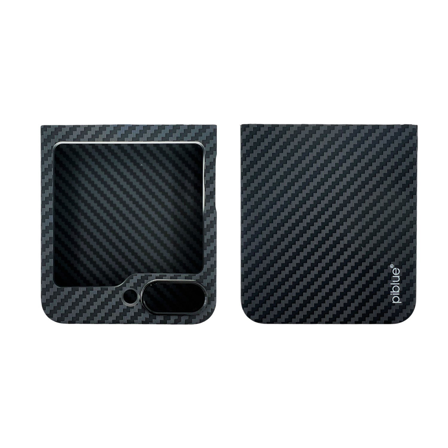 Nettech Samsung Galaxy Z Flip 5 Uyumlu Karbon Seri Arka Koruma Kılıf NT-111517