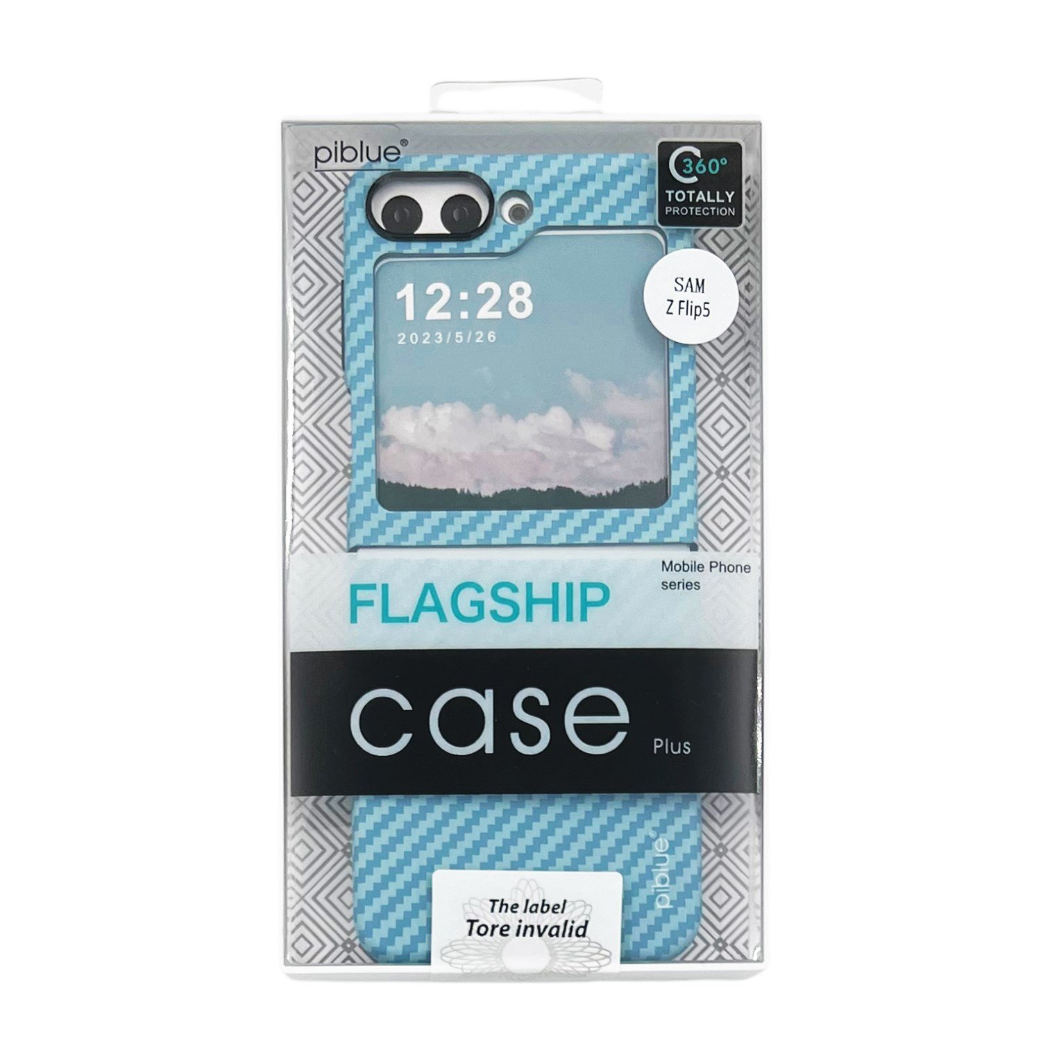 Nettech Samsung Galaxy Z Flip 5 Uyumlu Karbon Seri Arka Koruma Kılıf NT-111517