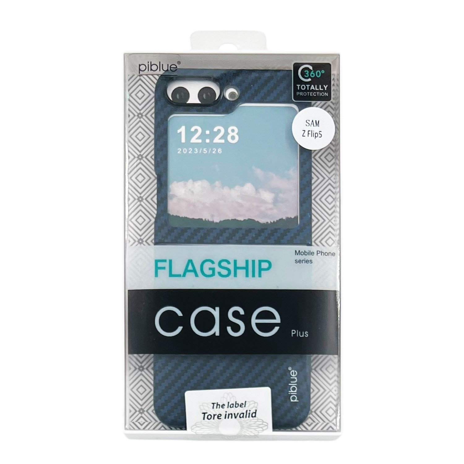 Nettech Samsung Galaxy Z Flip 5 Uyumlu Karbon Seri Arka Koruma Kılıf NT-111517