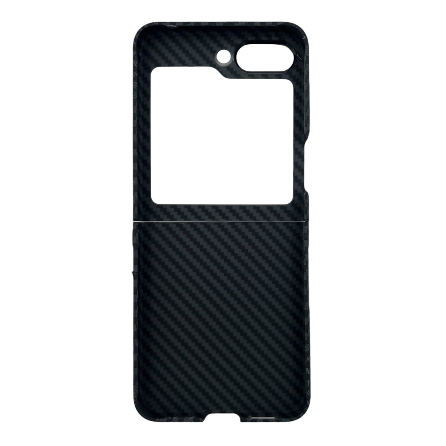 Nettech Samsung Galaxy Z Flip 5 Uyumlu Karbon Seri Arka Koruma Kılıf NT-111517