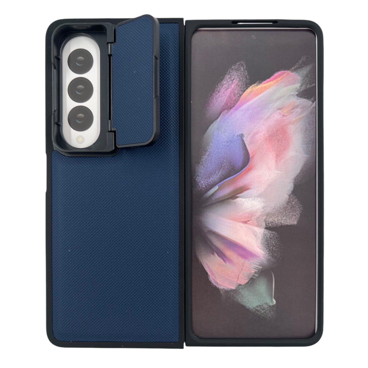 Nettech Samsung Galaxy Z Fold 4 Uyumlu Manyetik Standlı Seri Arka Koruma Kılıf NT-111529