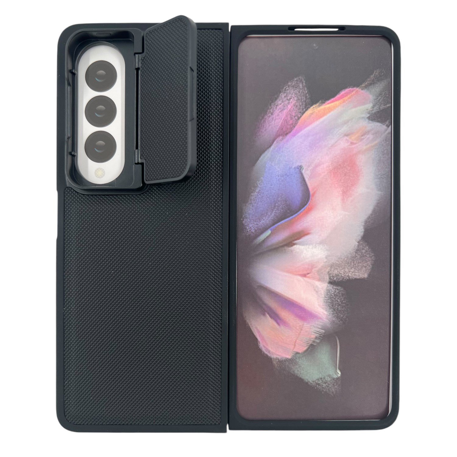 Nettech Samsung Galaxy Z Fold 4 Uyumlu Manyetik Standlı Seri Arka Koruma Kılıf NT-111529