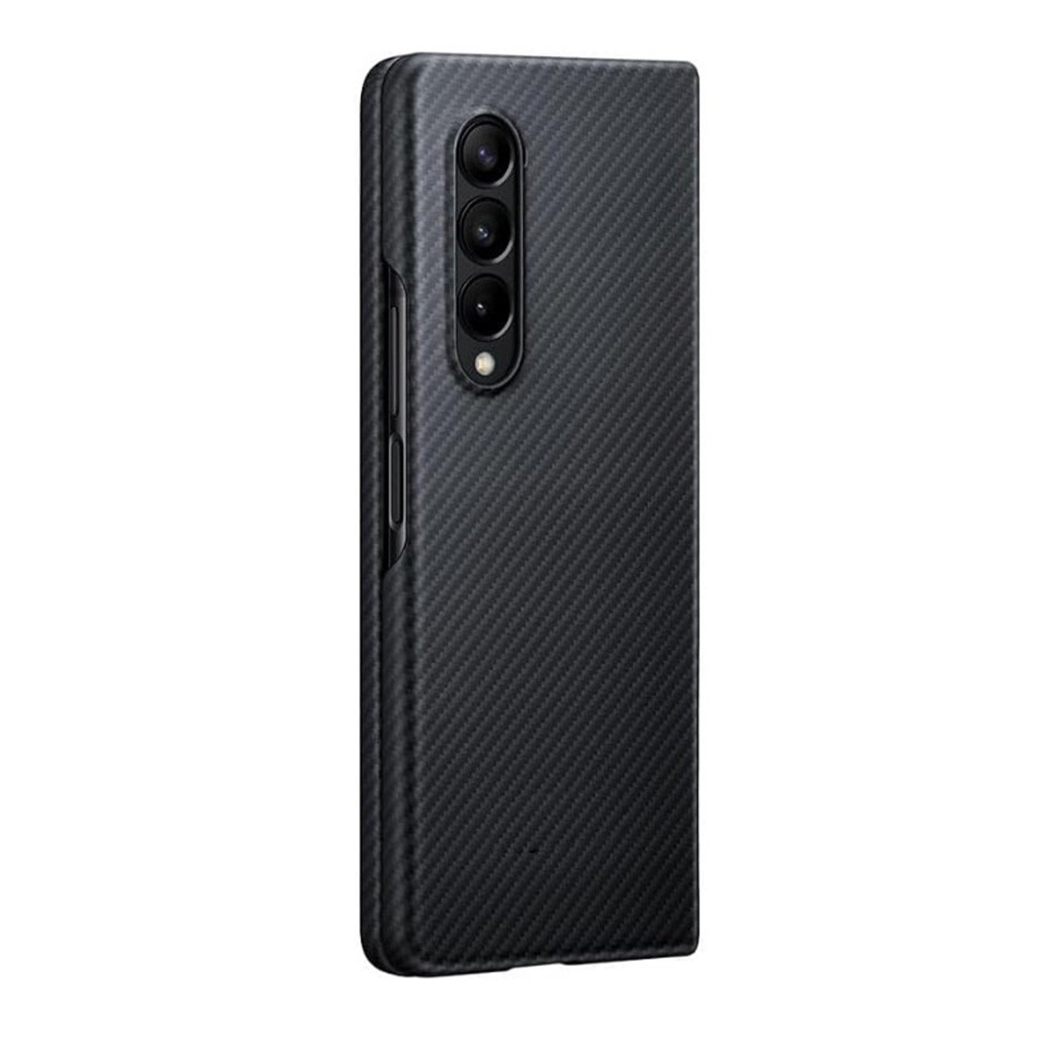 Nettech Samsung Galaxy Z Fold 4 Uyumlu NT-N018 Kevlar Carbon Arka Koruma Kılıf NT-106460