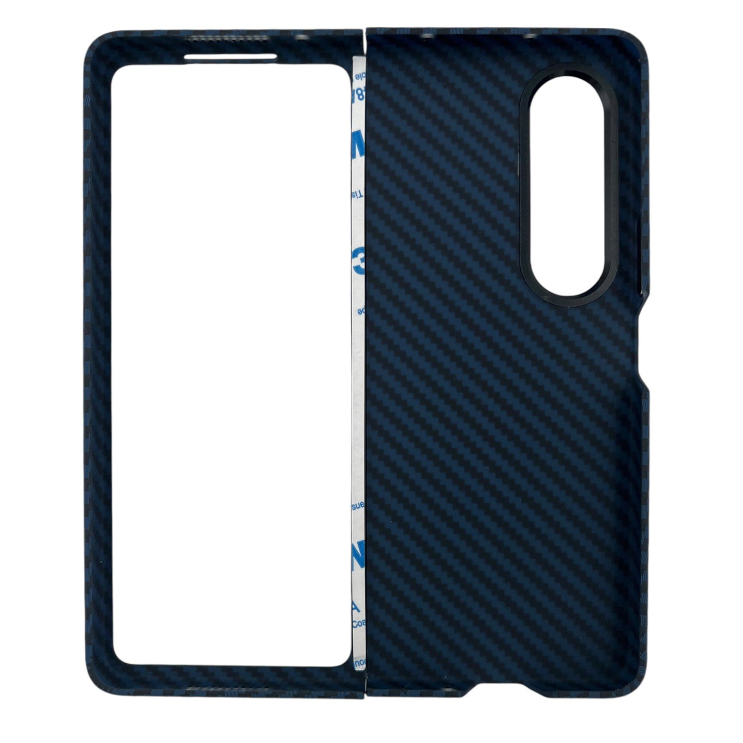 Nettech Samsung Galaxy Z Fold 4 Uyumlu Karbon Seri Arka Koruma Kılıf NT-111521