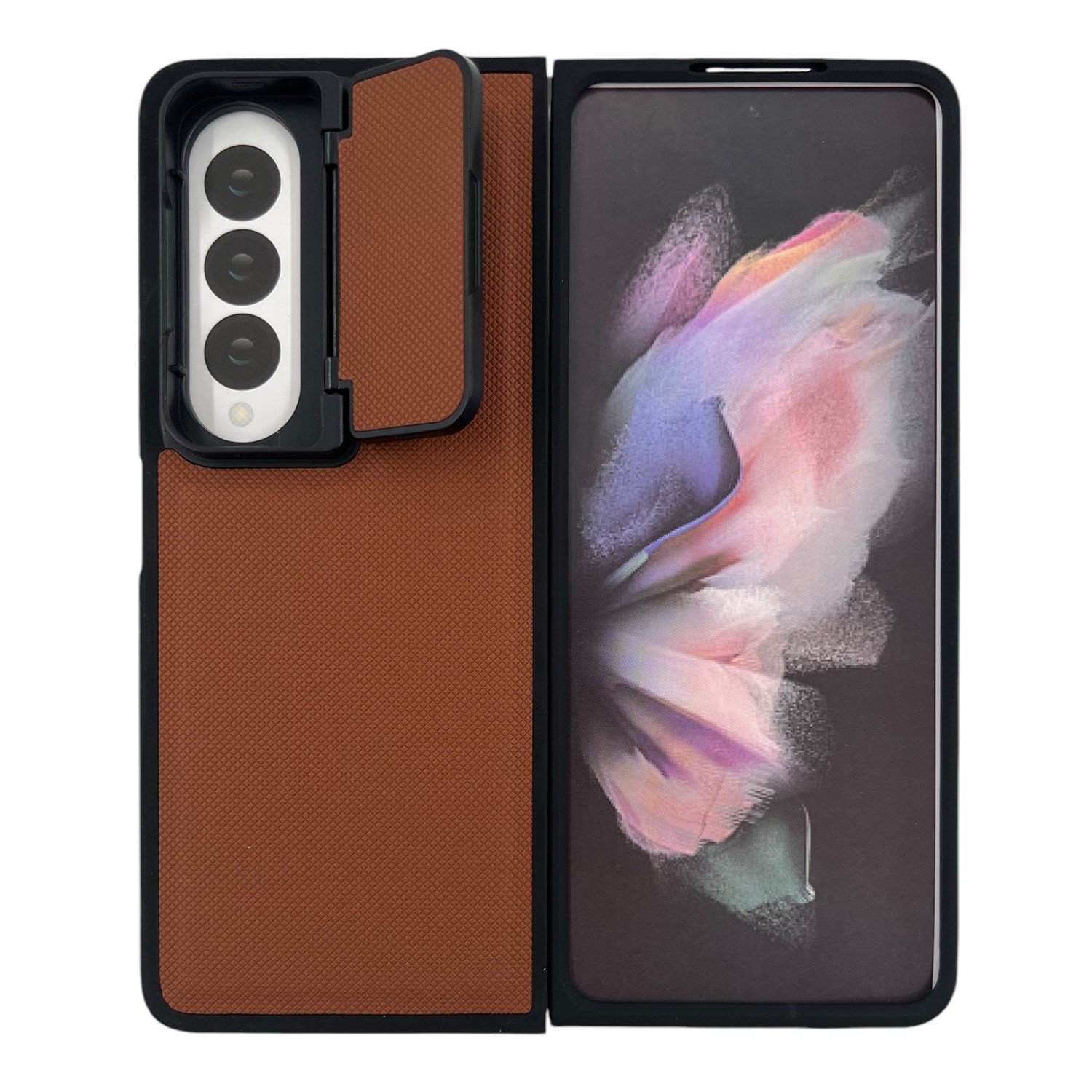 Nettech Samsung Galaxy Z Fold 4 Uyumlu Manyetik Standlı Seri Arka Koruma Kılıf NT-111529