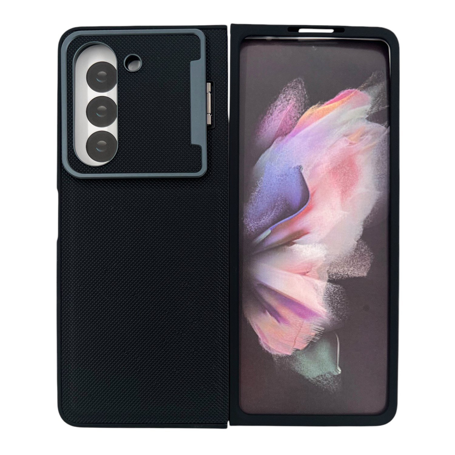 Nettech Samsung Galaxy Z Fold 5 Uyumlu Manyetik Standlı Seri Arka Koruma Kılıf NT-111503