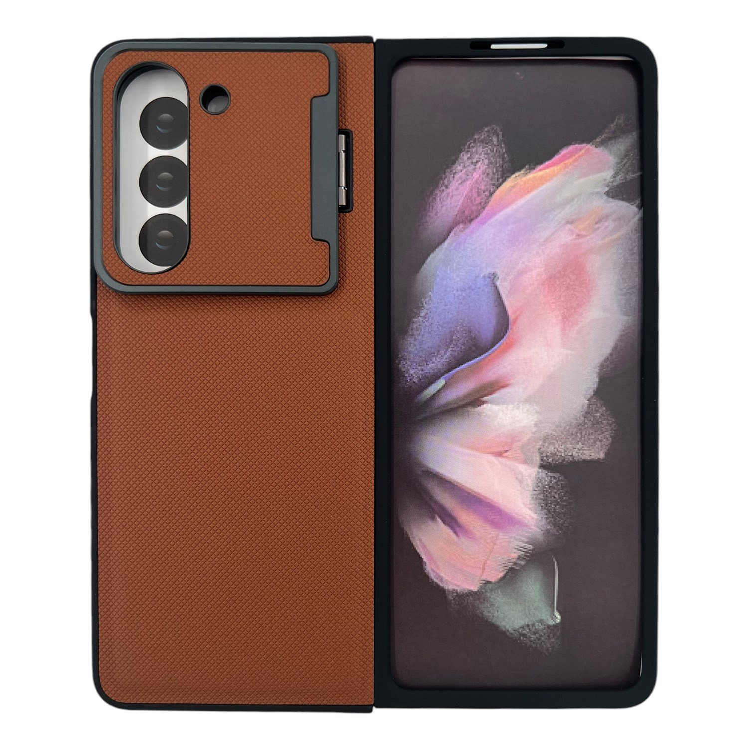 Nettech Samsung Galaxy Z Fold 5 Uyumlu Manyetik Standlı Seri Arka Koruma Kılıf NT-111503