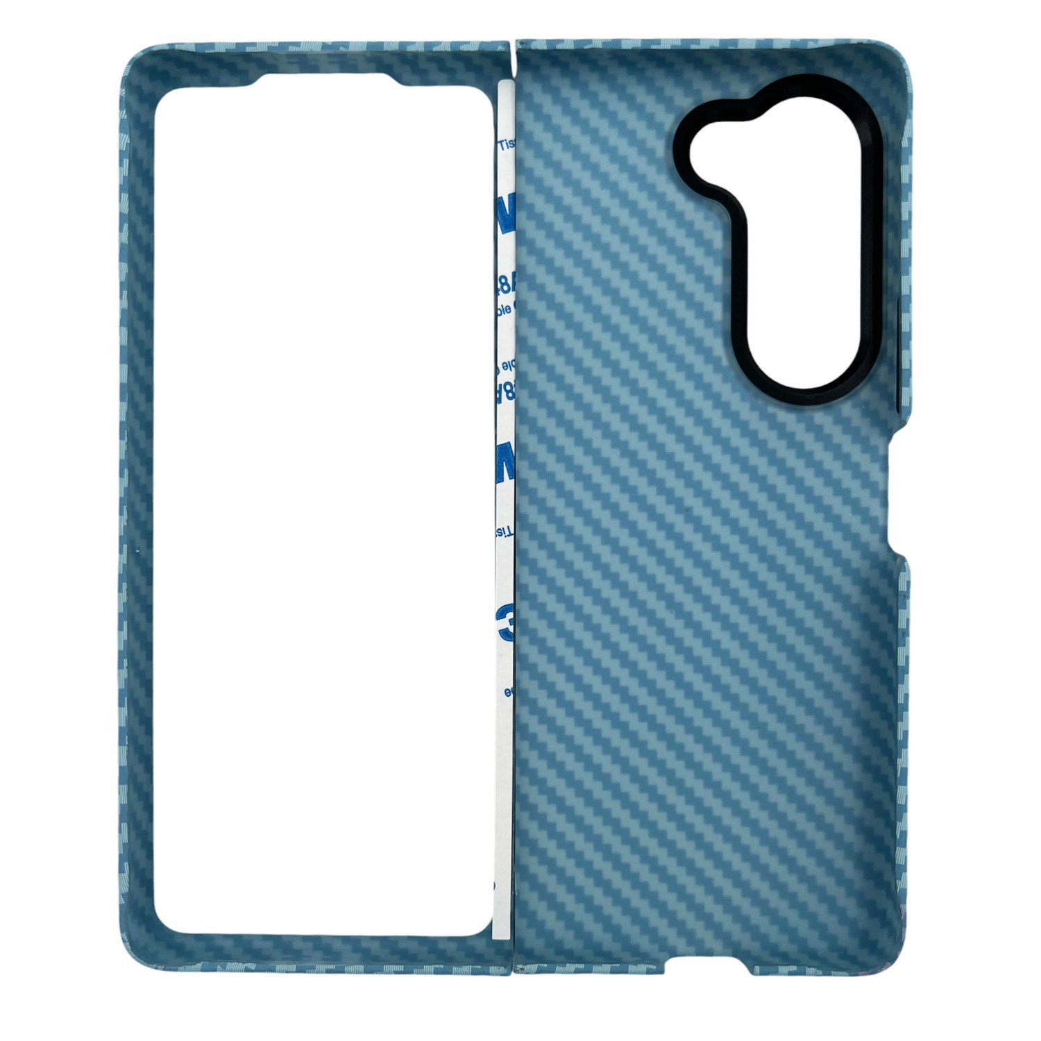 Nettech Samsung Galaxy Z Fold 5 Uyumlu Karbon Seri Arka Koruma Kılıf NT-111513