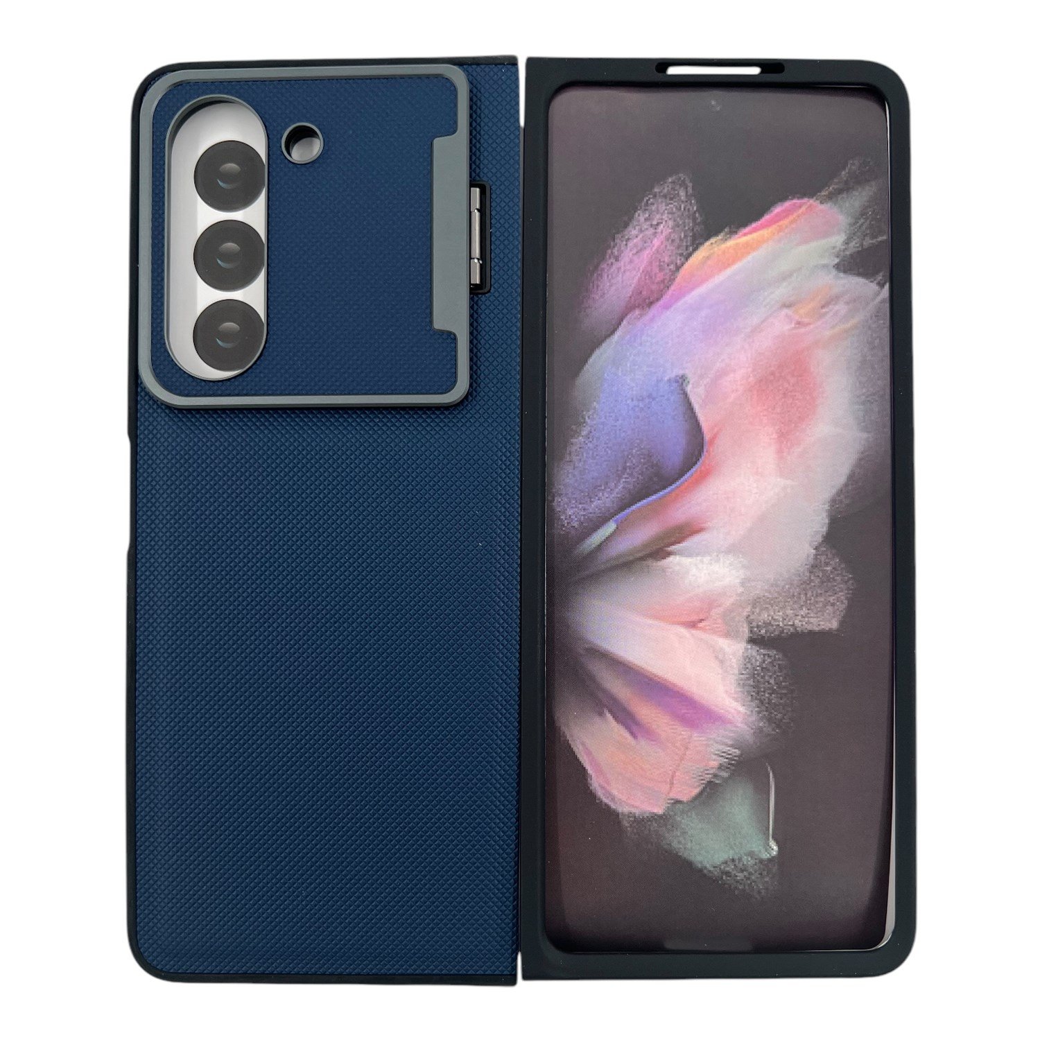 Nettech Samsung Galaxy Z Fold 5 Uyumlu Manyetik Standlı Seri Arka Koruma Kılıf NT-111503