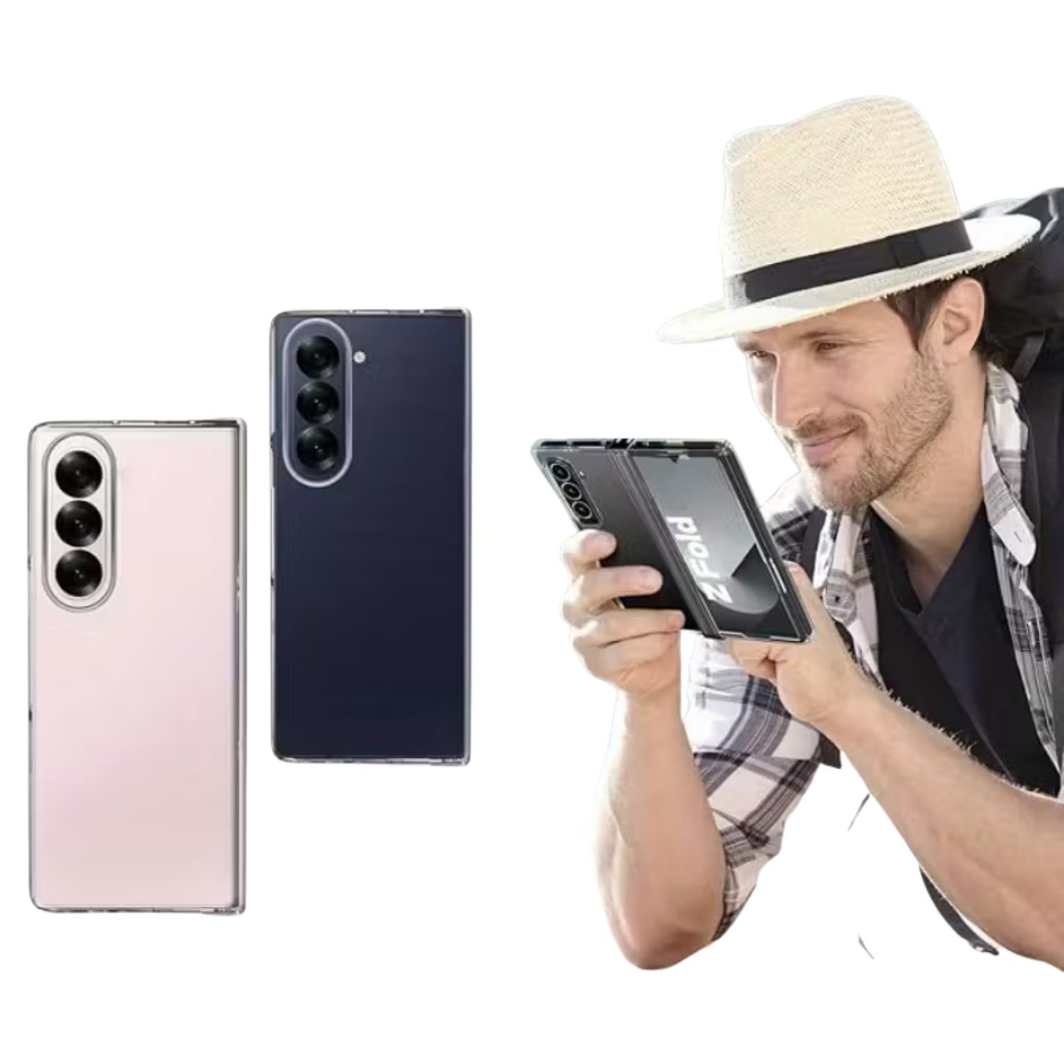 Nettech Samsung Galaxy Z Fold 6 Uyumlu PC Seri Arka Koruma Kılıf NT-115106