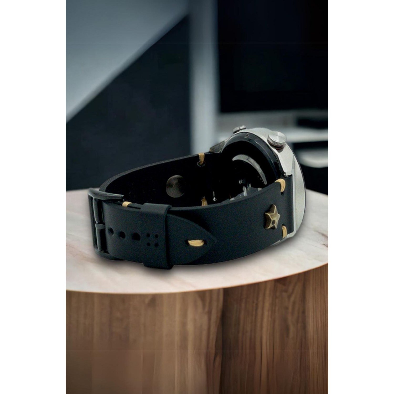 Nettech Samsung Watch 22 mm Uyumlu Deri Kordon NT-112269