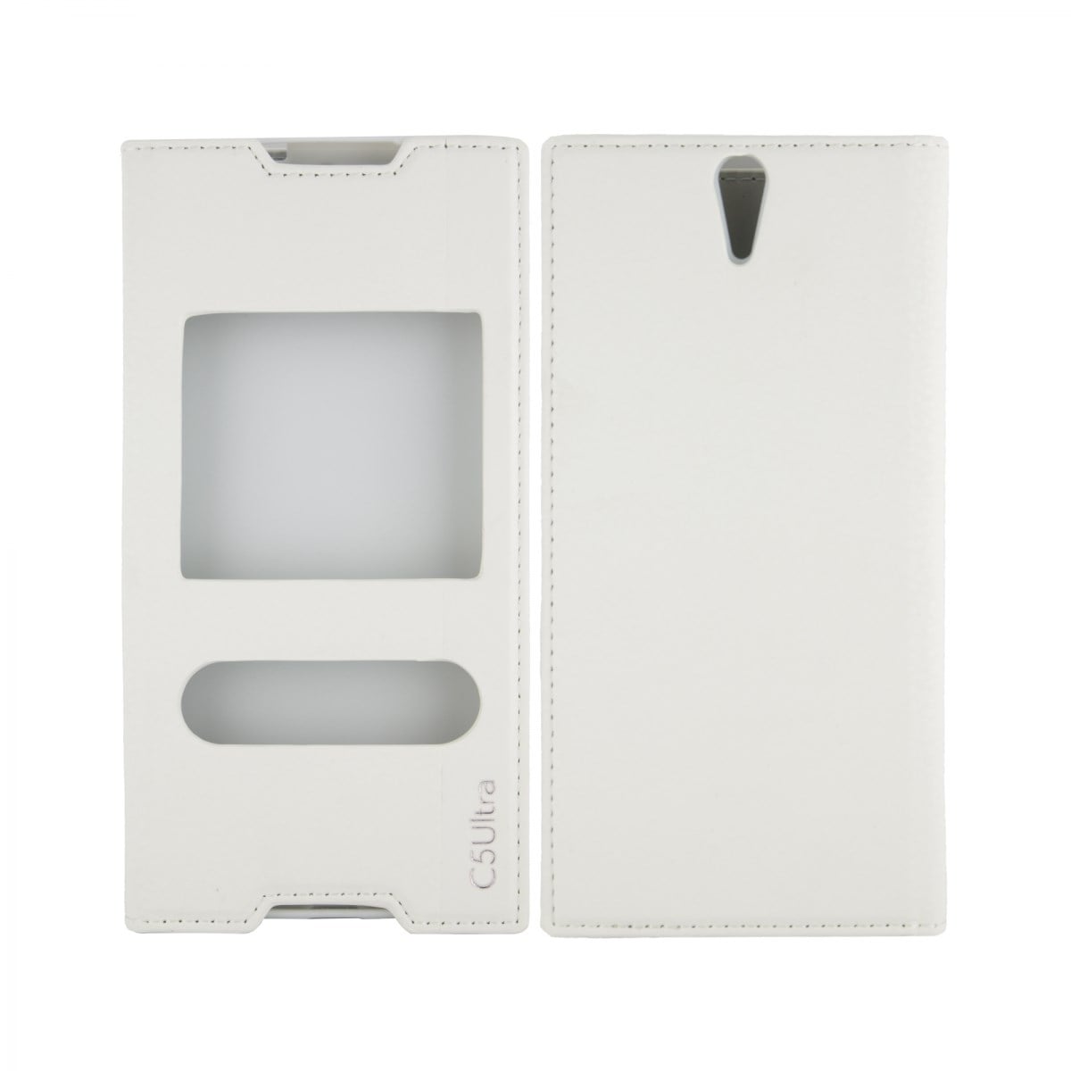 Nettech Sony Xperia C5 Ultra Uyumlu Pencereli Kapaklı Kılıf VR-1044