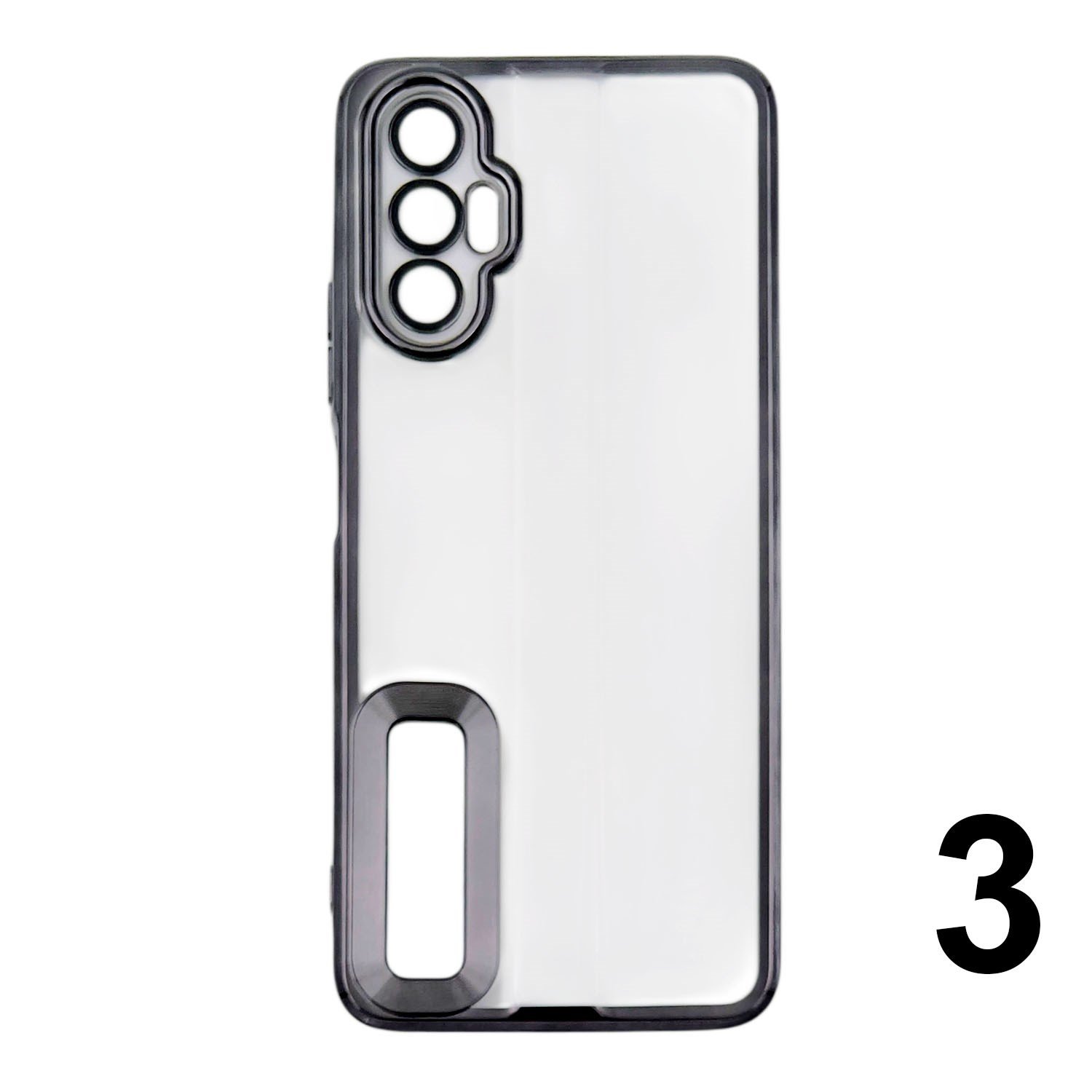 Nettech Tecno Pova 3 Uyumlu Round Silikon Seri Arka Koruma Kılıf NT-104811