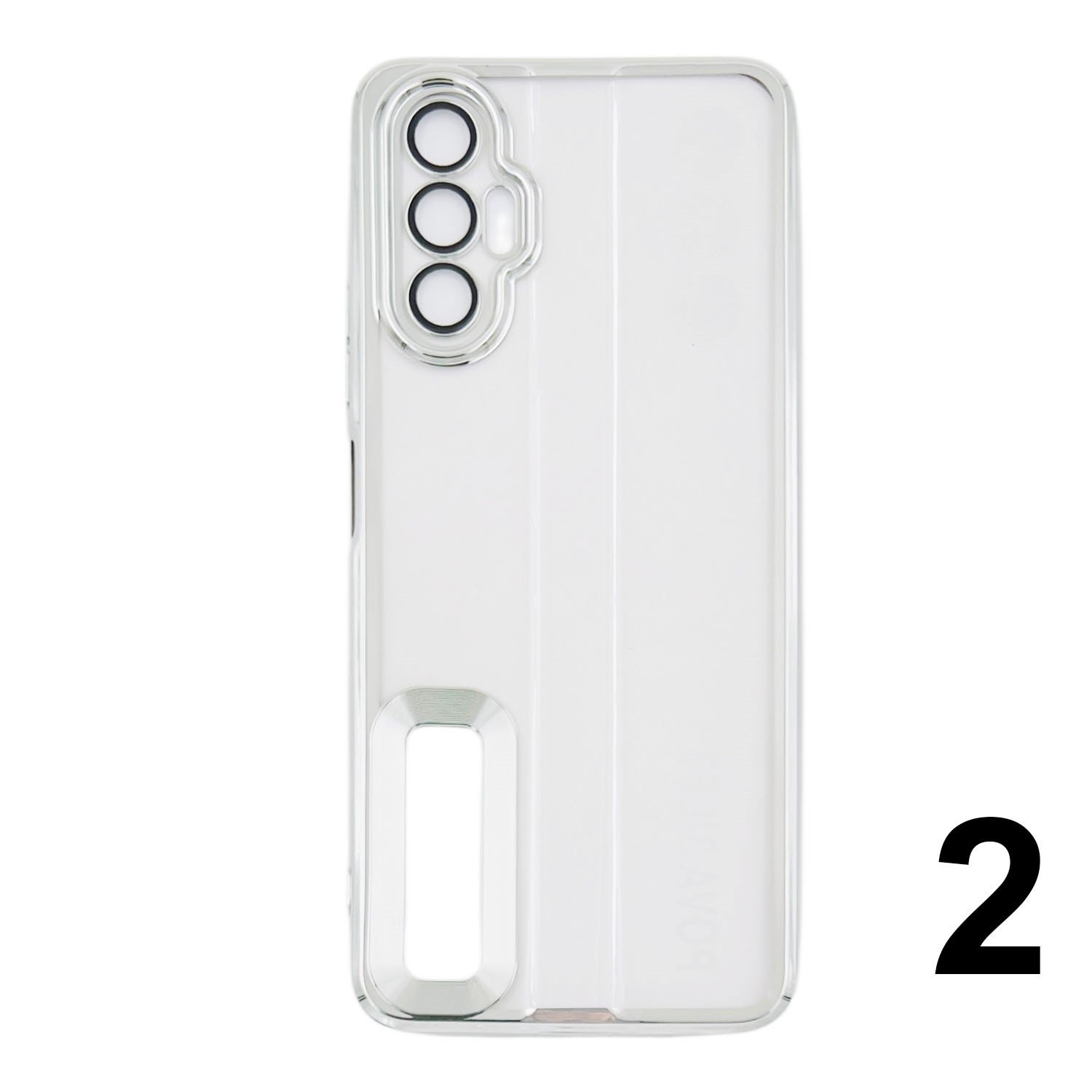 Nettech Tecno Pova 3 Uyumlu Round Silikon Seri Arka Koruma Kılıf NT-104811