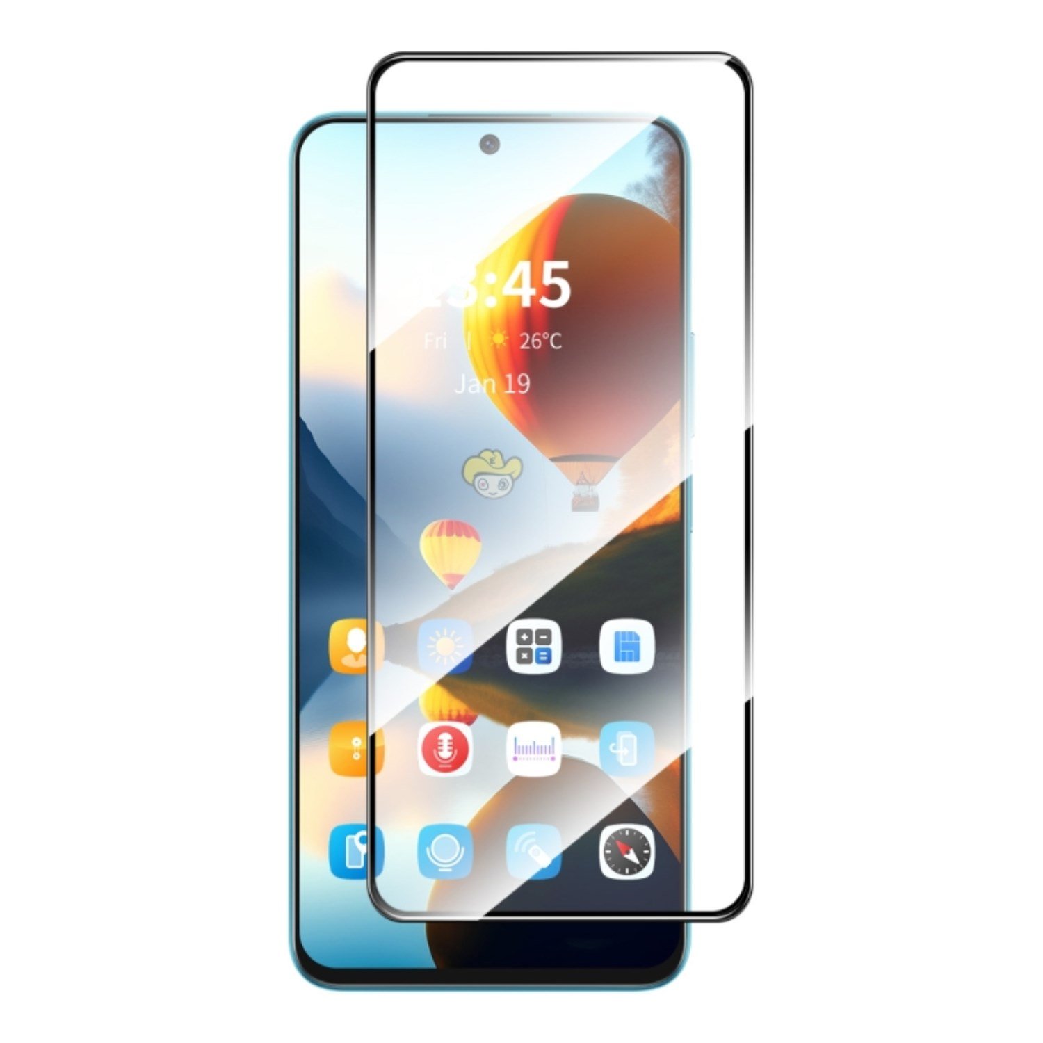 Nettech Tecno Spark 20 Pro Uyumlu 5D Glas Full Cam Koruyucu NT-111478