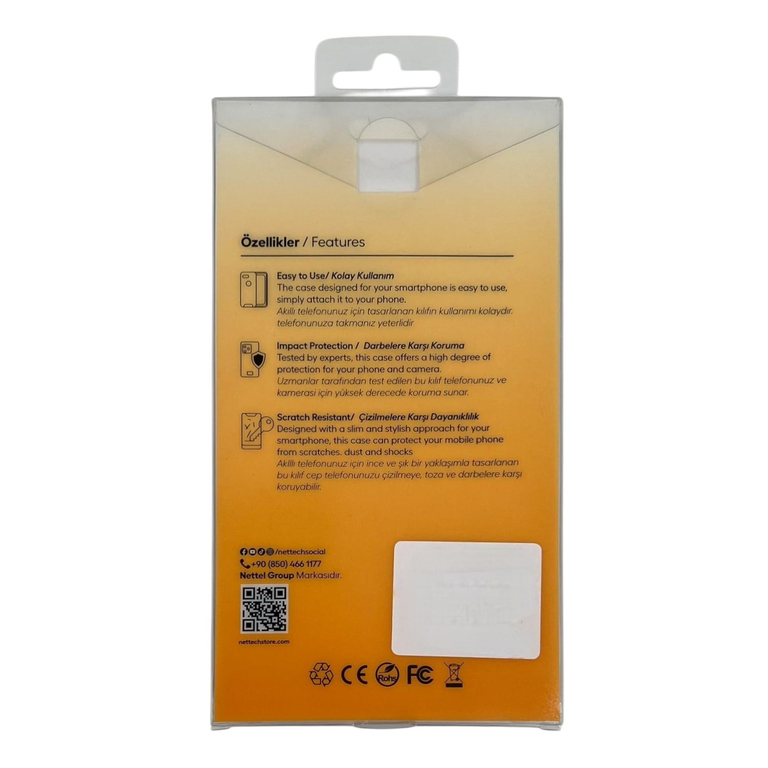 Nettech Tecno Spark 20 Pro Uyumlu Crystal Seri Arka Koruma Kılıf NT-117018