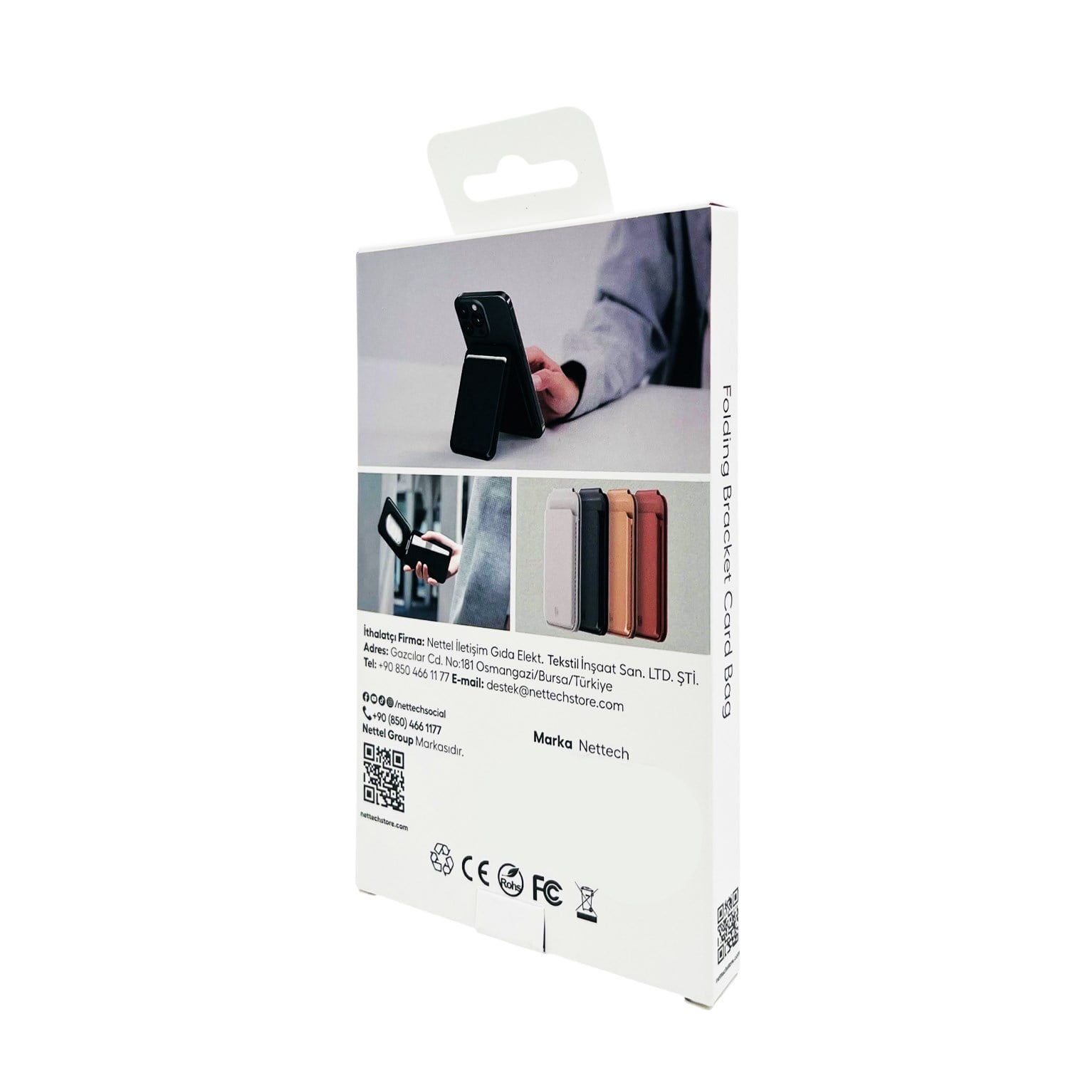 Nettech Telefon NT-N079 Magsafe Cüzdan Kartlık NT-113764