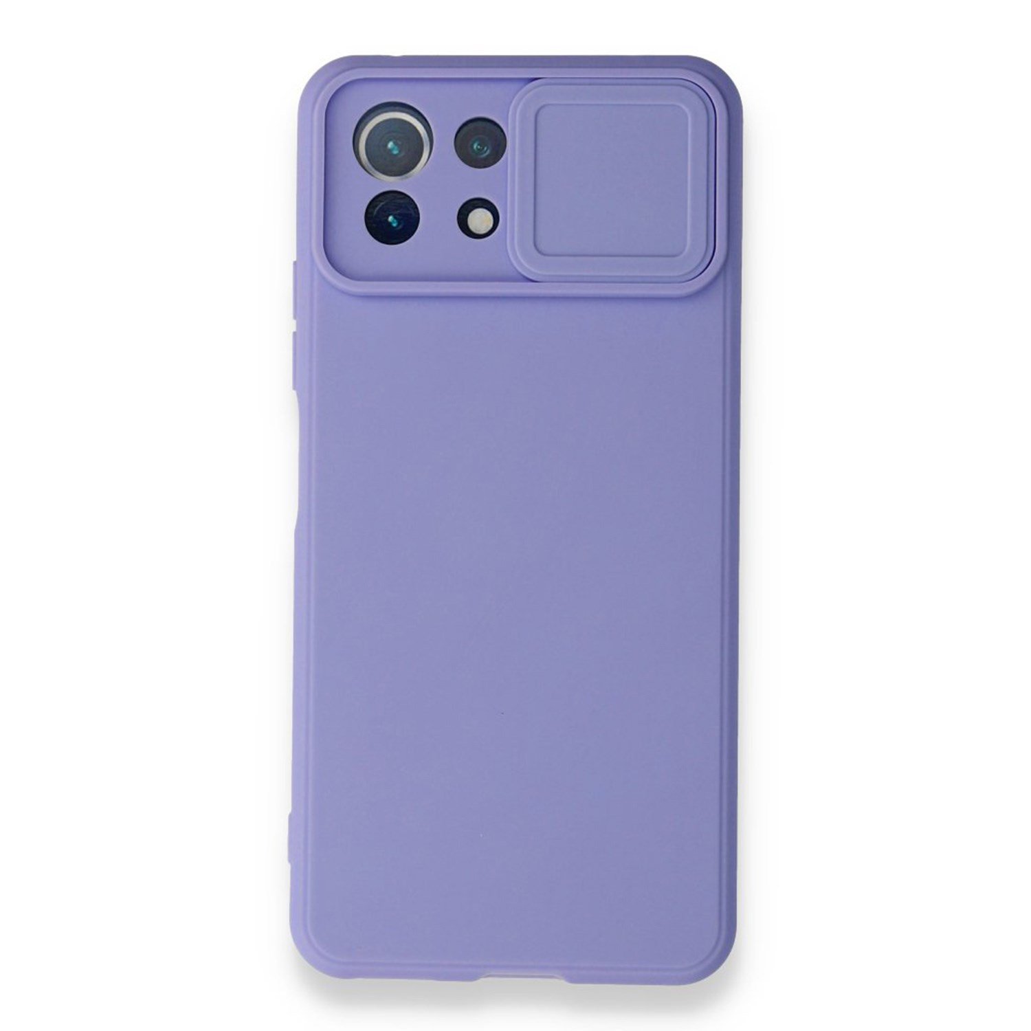 Nettech Xiaomi Mi 11 Lite Uyumlu Kızaklı Kamera Korumalı Arka Koruma Kılıf NT-87186