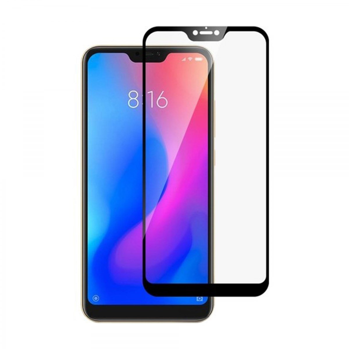 Nettech Xiaomi Mi 8 Lite Uyumlu 5D Glas Full Cam Koruyucu VR-14865