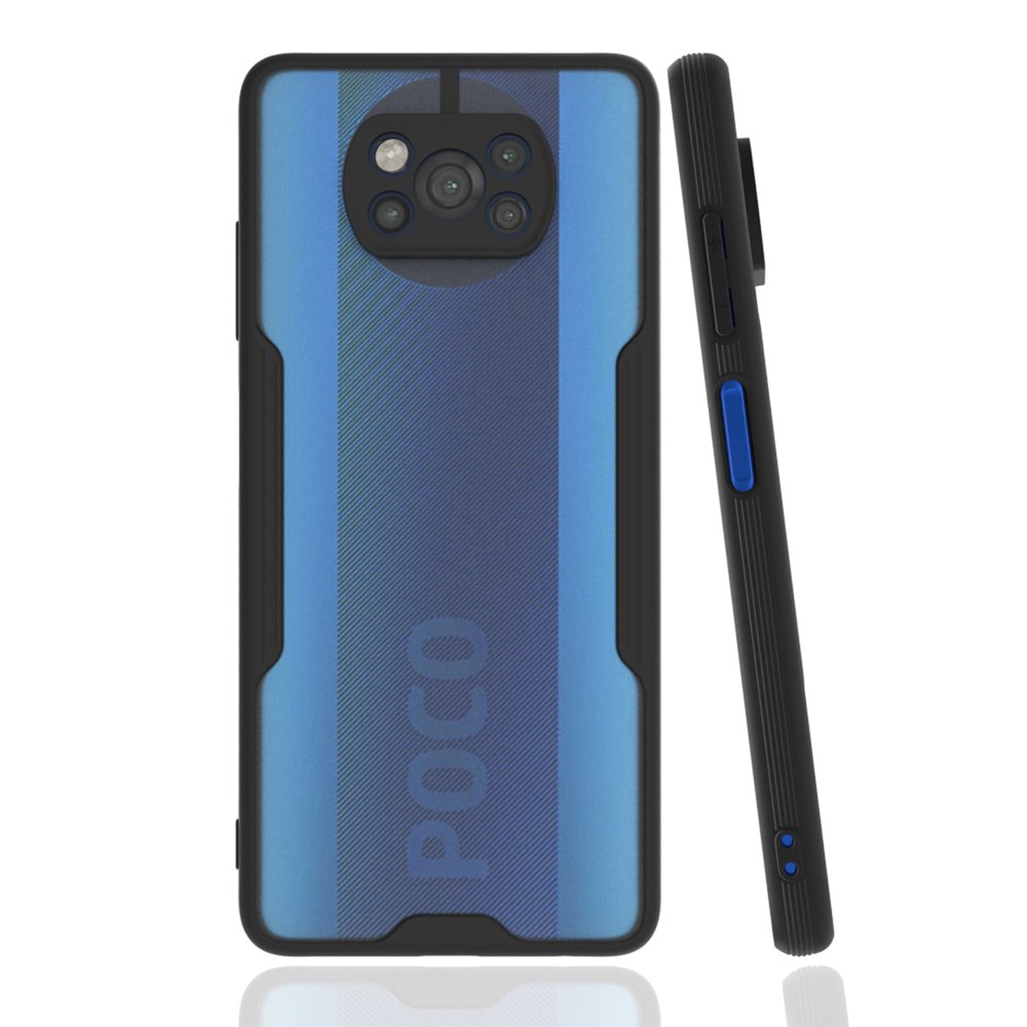 Nettech Xiaomi Poco X3 NFC Uyumlu Platin Seri Arka Koruma Kılıf NT-86510