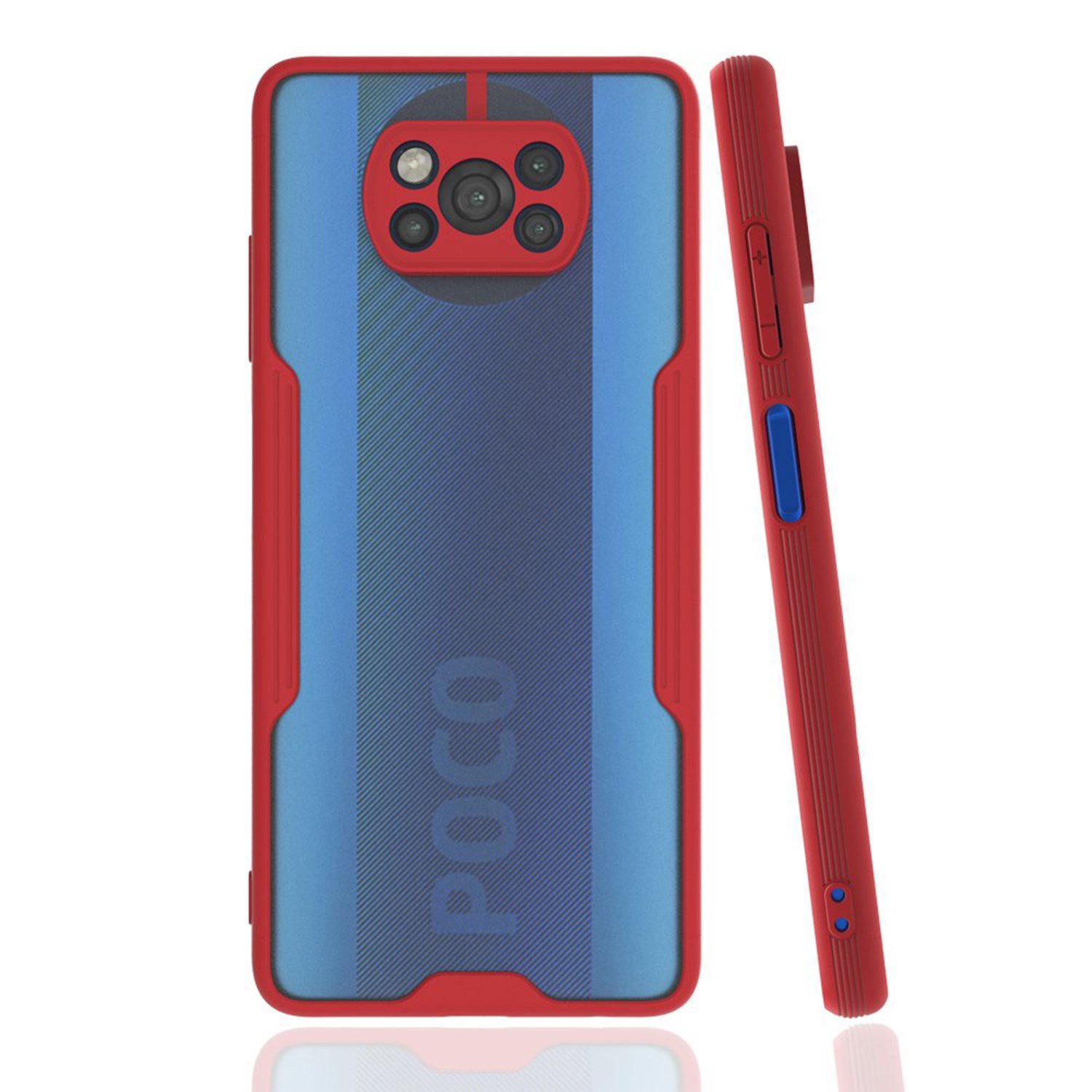 Nettech Xiaomi Poco X3 NFC Uyumlu Platin Seri Arka Koruma Kılıf NT-86510