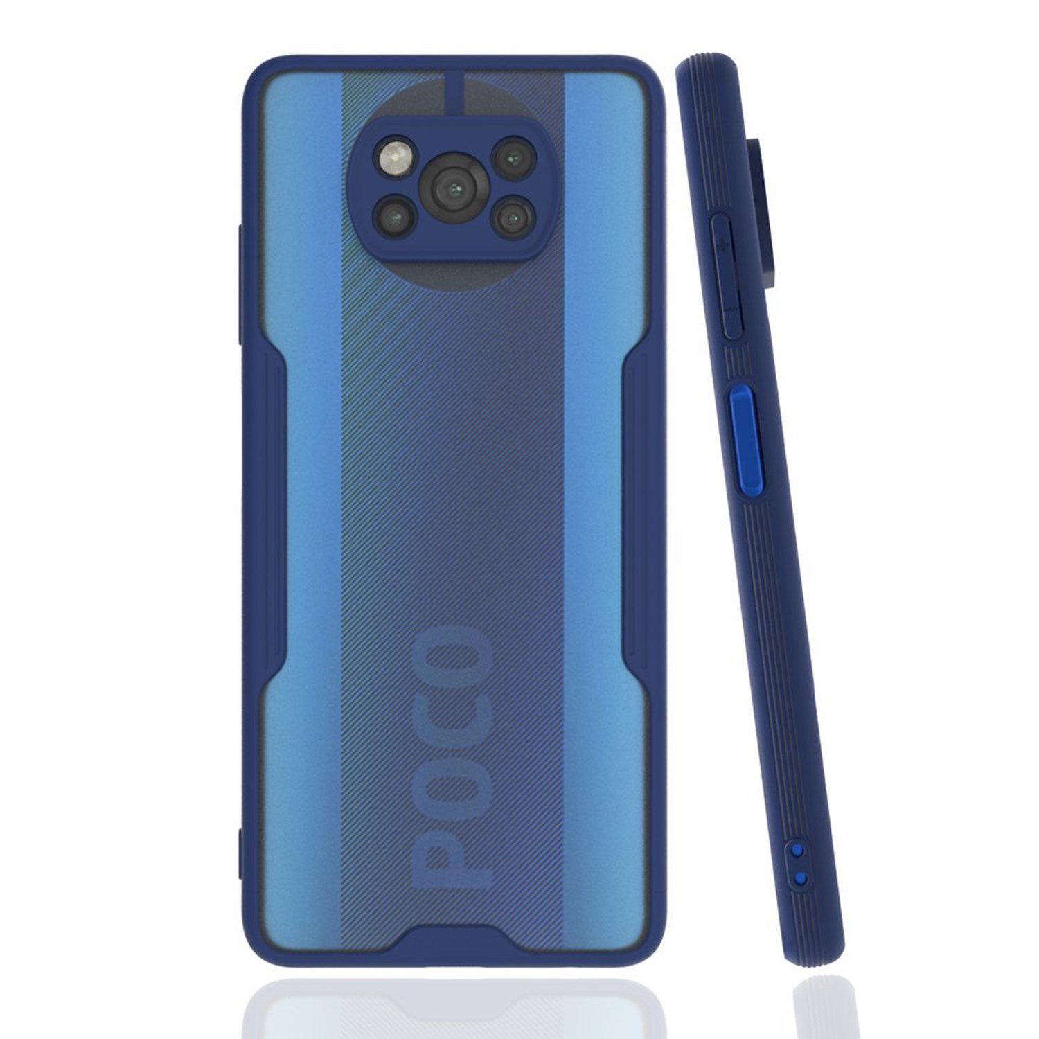 Nettech Xiaomi Poco X3 NFC Uyumlu Platin Seri Arka Koruma Kılıf NT-86510