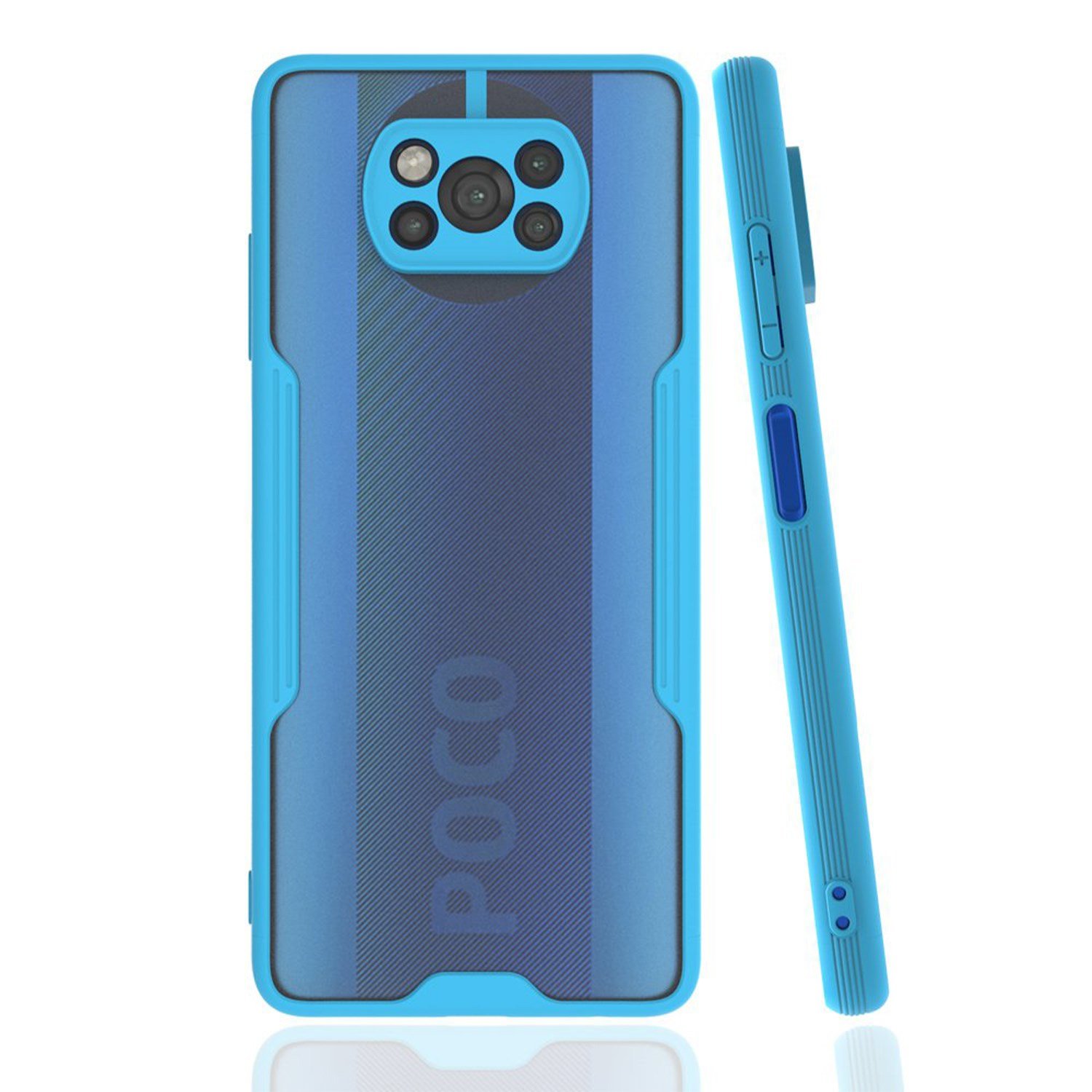 Nettech Xiaomi Poco X3 NFC Uyumlu Platin Seri Arka Koruma Kılıf NT-86510