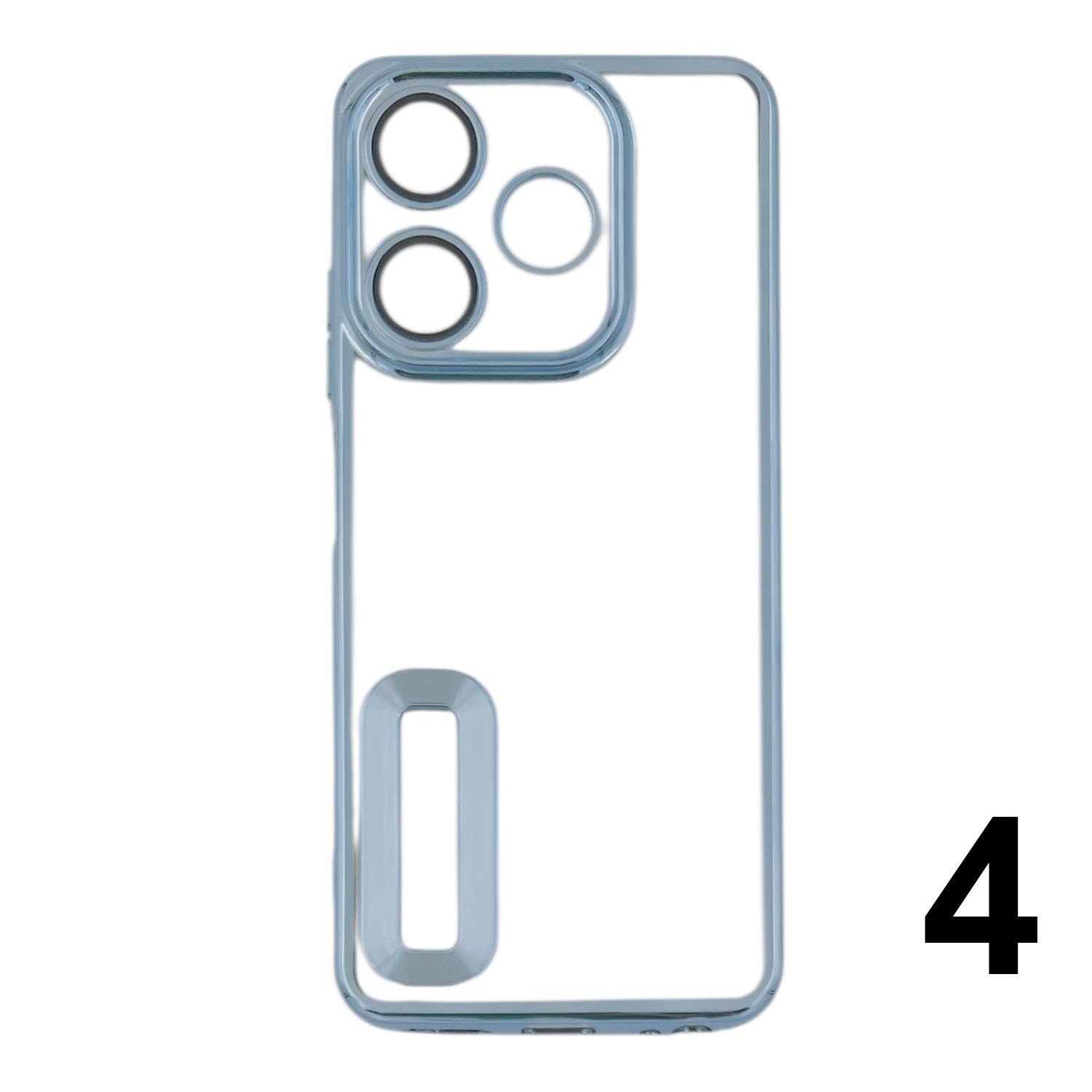 Nettech Xiaomi Redmi 10C Uyumlu Round Silikon Seri Arka Koruma Kılıf NT-106963