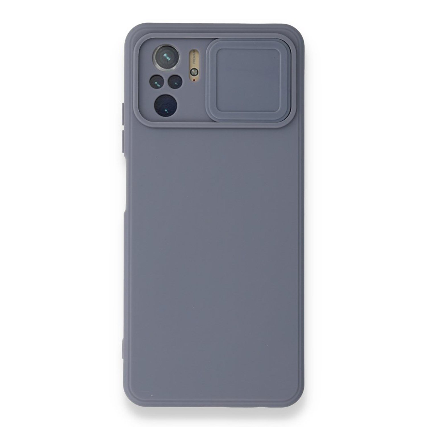 Nettech Xiaomi Redmi Note 10 Uyumlu Kızaklı Kamera Korumalı Arka Koruma Kılıf NT-86077