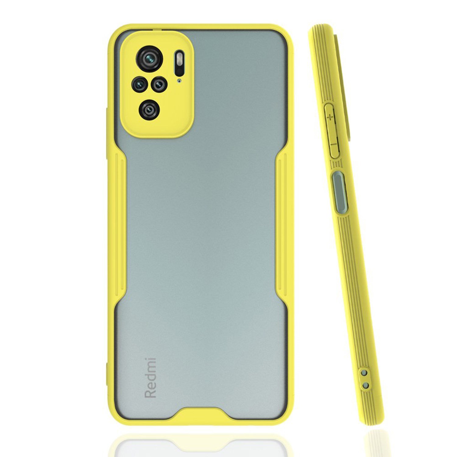 Nettech Xiaomi Redmi Note 10 Uyumlu Platin Seri Arka Koruma Kılıf NT-86468