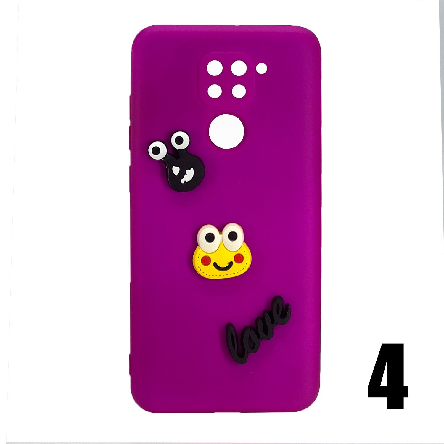 Nettech Xiaomi Redmi Note 9 Uyumlu Maskot Seri Arka Koruma Kılıf NT-106206