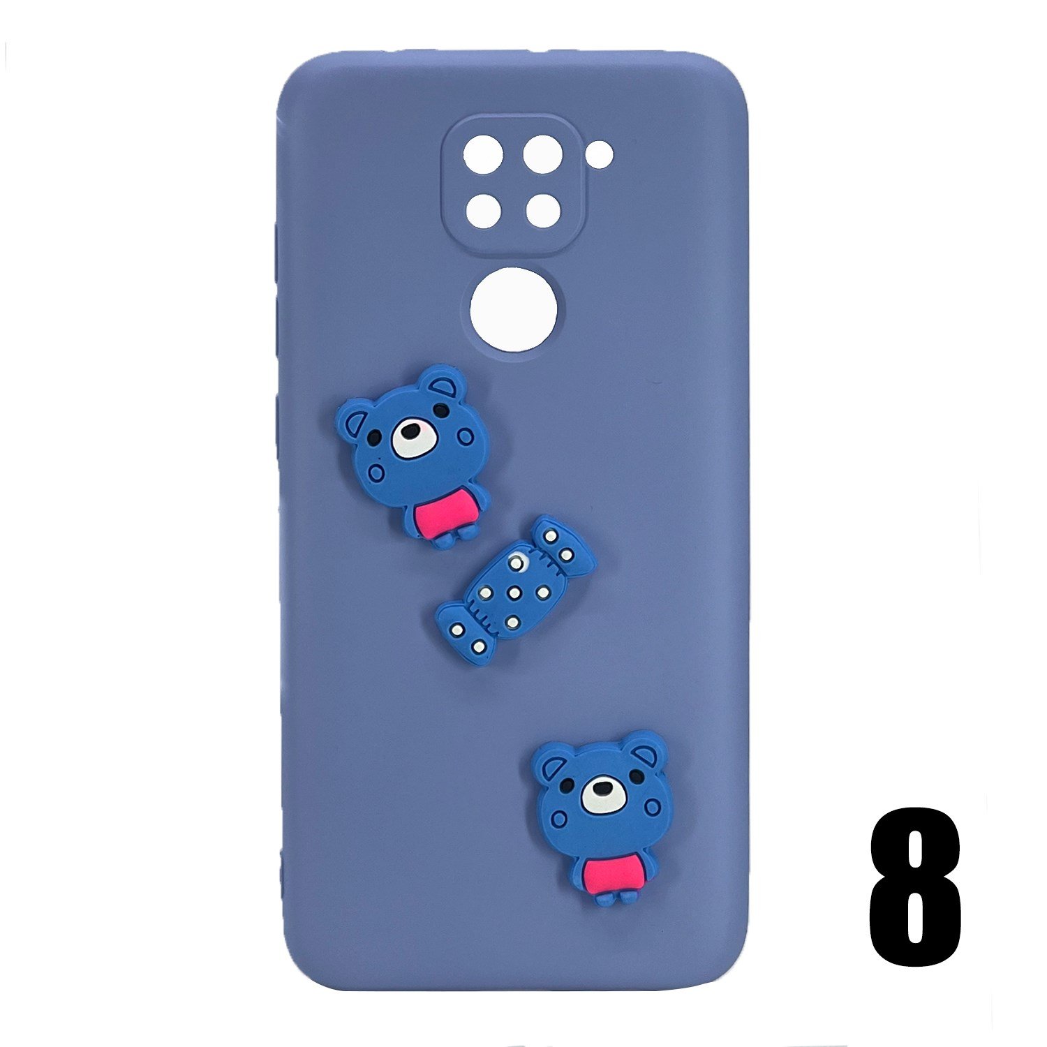Nettech Xiaomi Redmi Note 9 Uyumlu Maskot Seri Arka Koruma Kılıf NT-106206