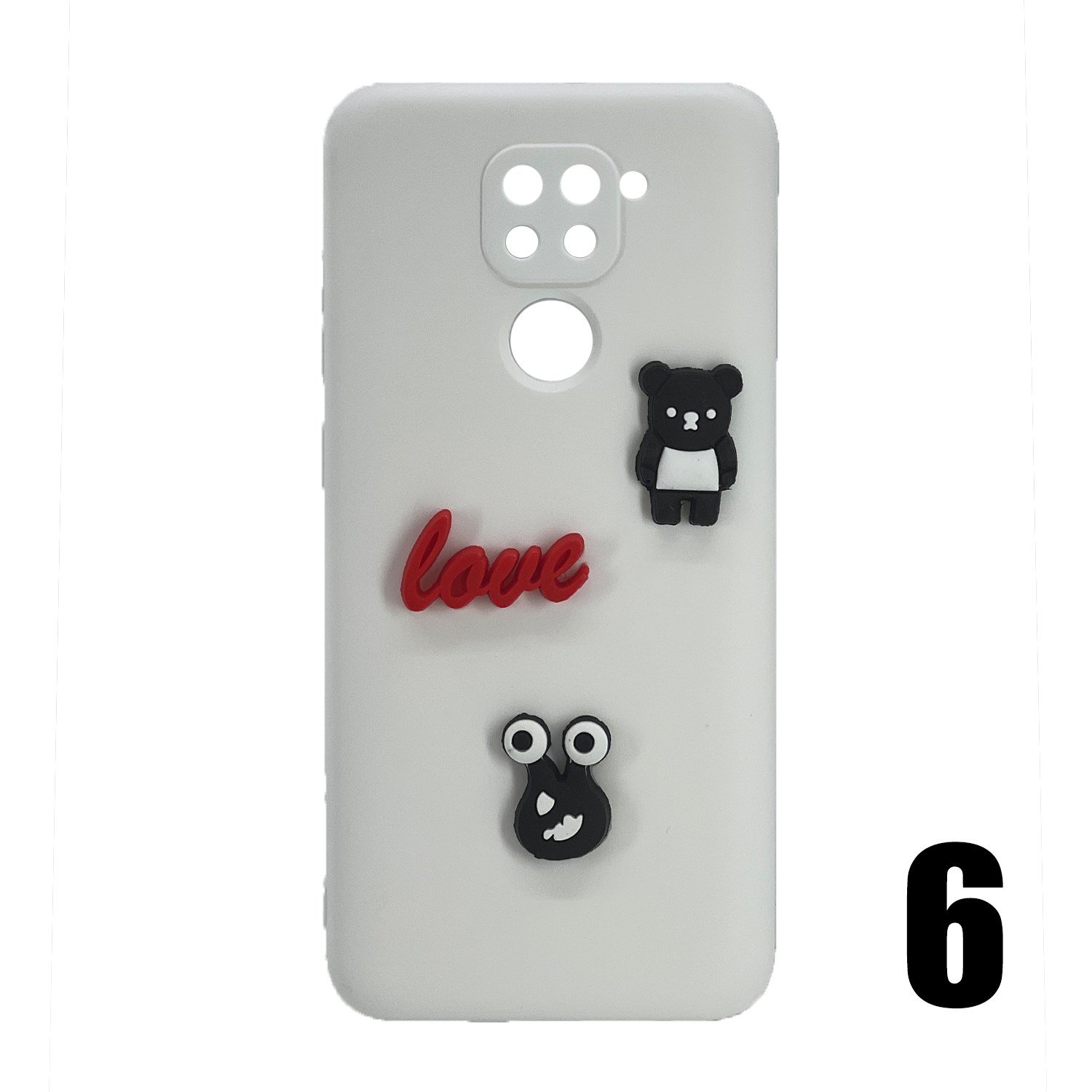 Nettech Xiaomi Redmi Note 9 Uyumlu Maskot Seri Arka Koruma Kılıf NT-106206