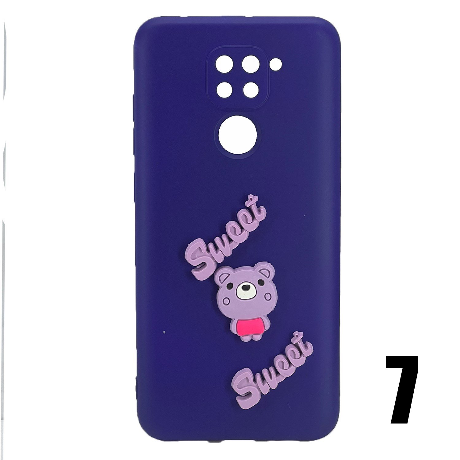 Nettech Xiaomi Redmi Note 9 Uyumlu Maskot Seri Arka Koruma Kılıf NT-106206
