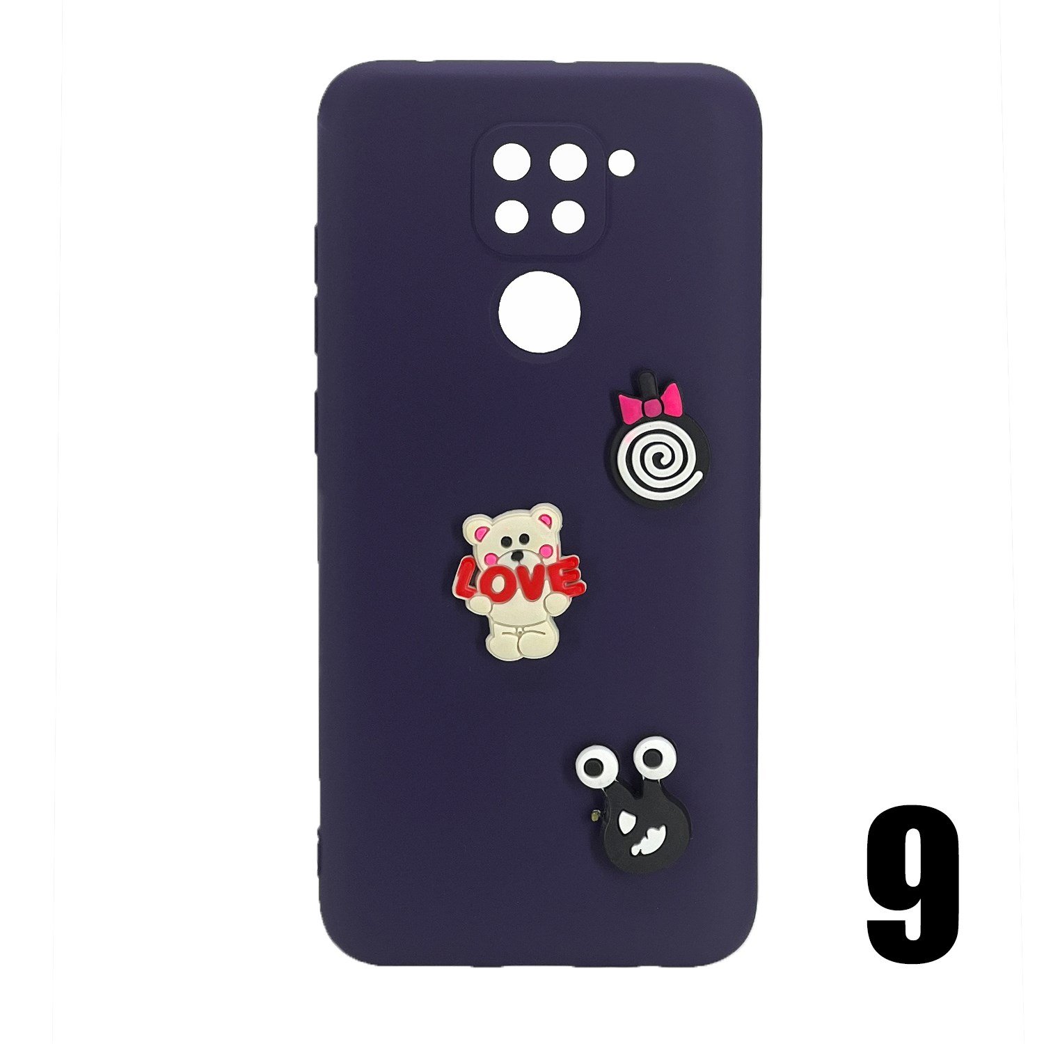 Nettech Xiaomi Redmi Note 9 Uyumlu Maskot Seri Arka Koruma Kılıf NT-106206