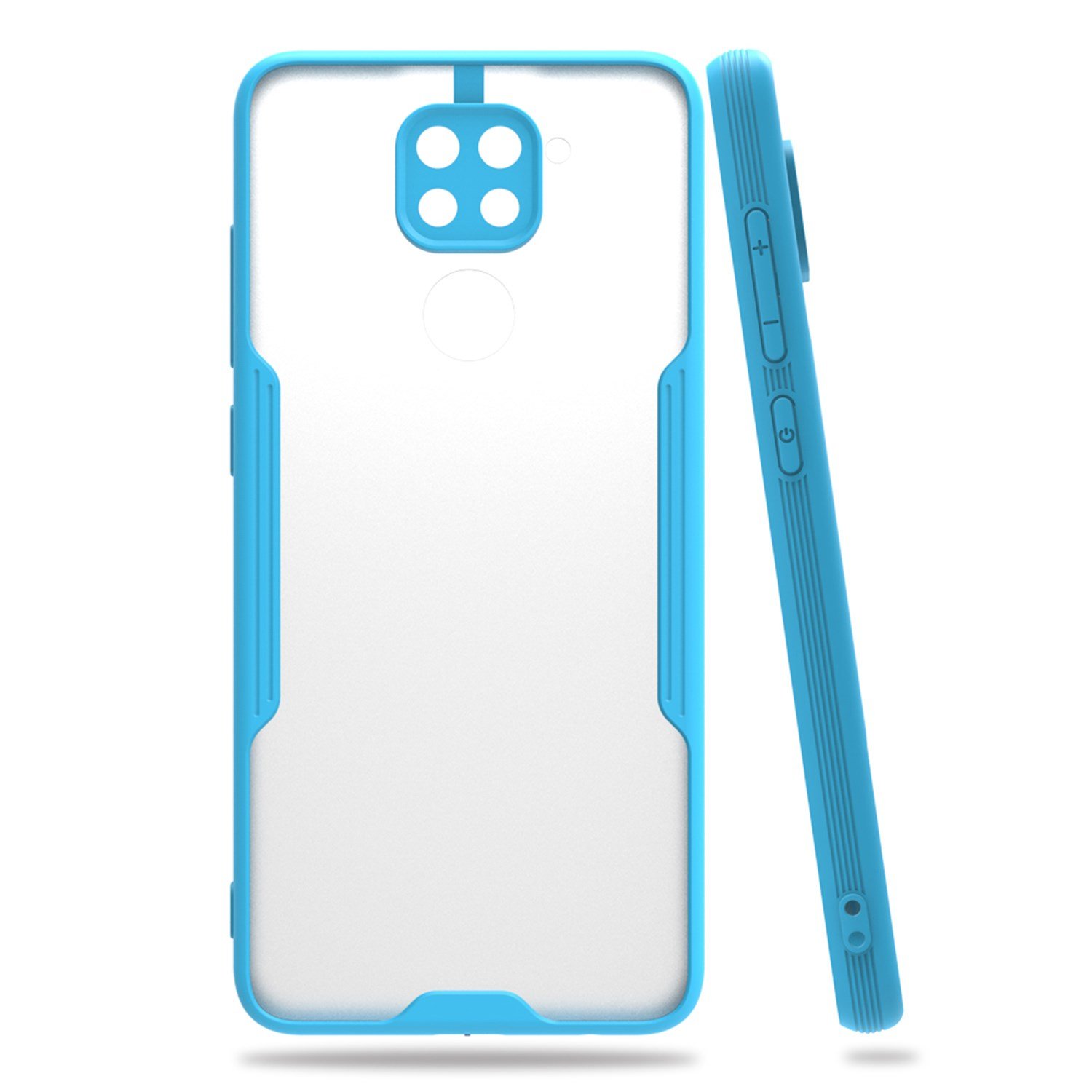 Nettech Xiaomi Redmi Note 9 Uyumlu Platin Seri Arka Koruma Kılıf NT-86454