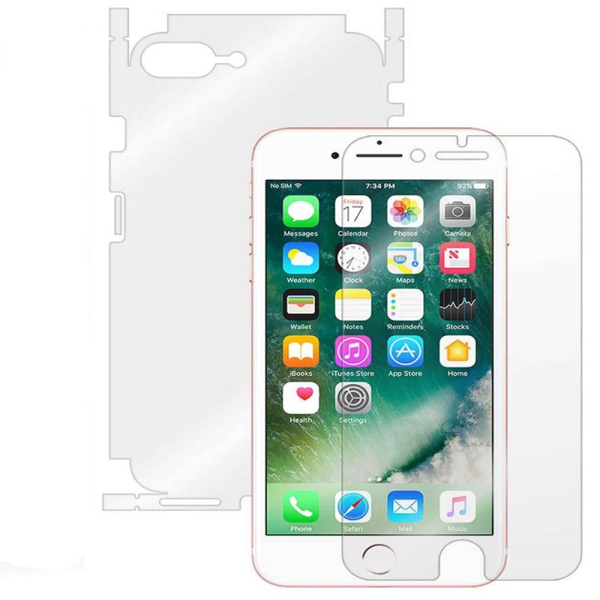 Newface Apple iPhone 6S Plus Uyumlu Ön ve Arka Koruma 360 Full Kaplama NT-7868