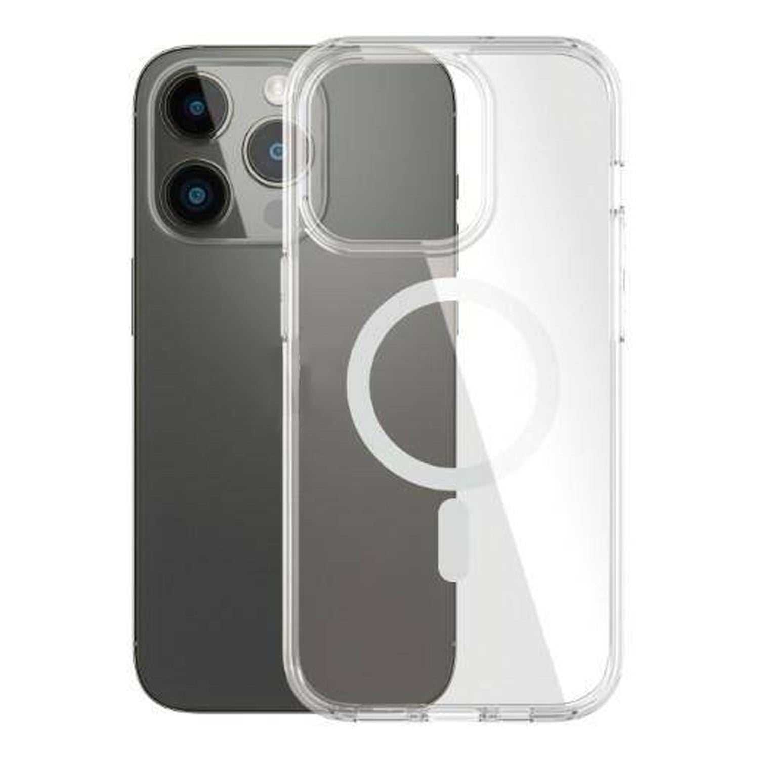 PanzerGlass Apple iPhone 14 Pro Uyumlu Silikon Nano Magsafe Arka Koruma Kılıf NT-105614